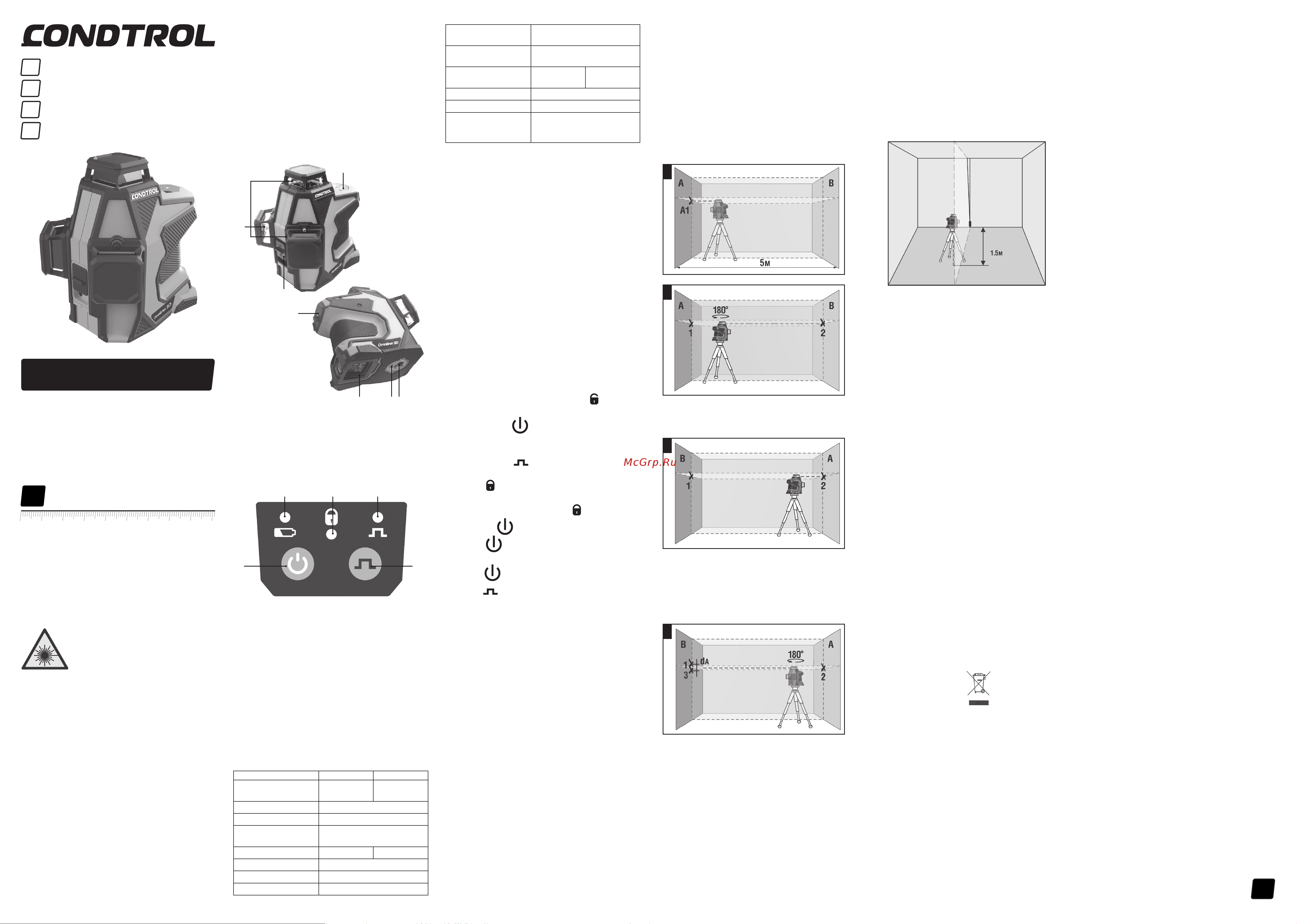 Condtrol Omniliner 3D G (1-2-153) Инструкция по эксплуатации онлайн