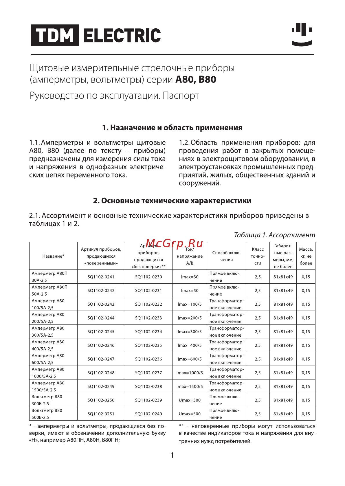 Тдм SQ1102-0234 Инструкция по эксплуатации онлайн