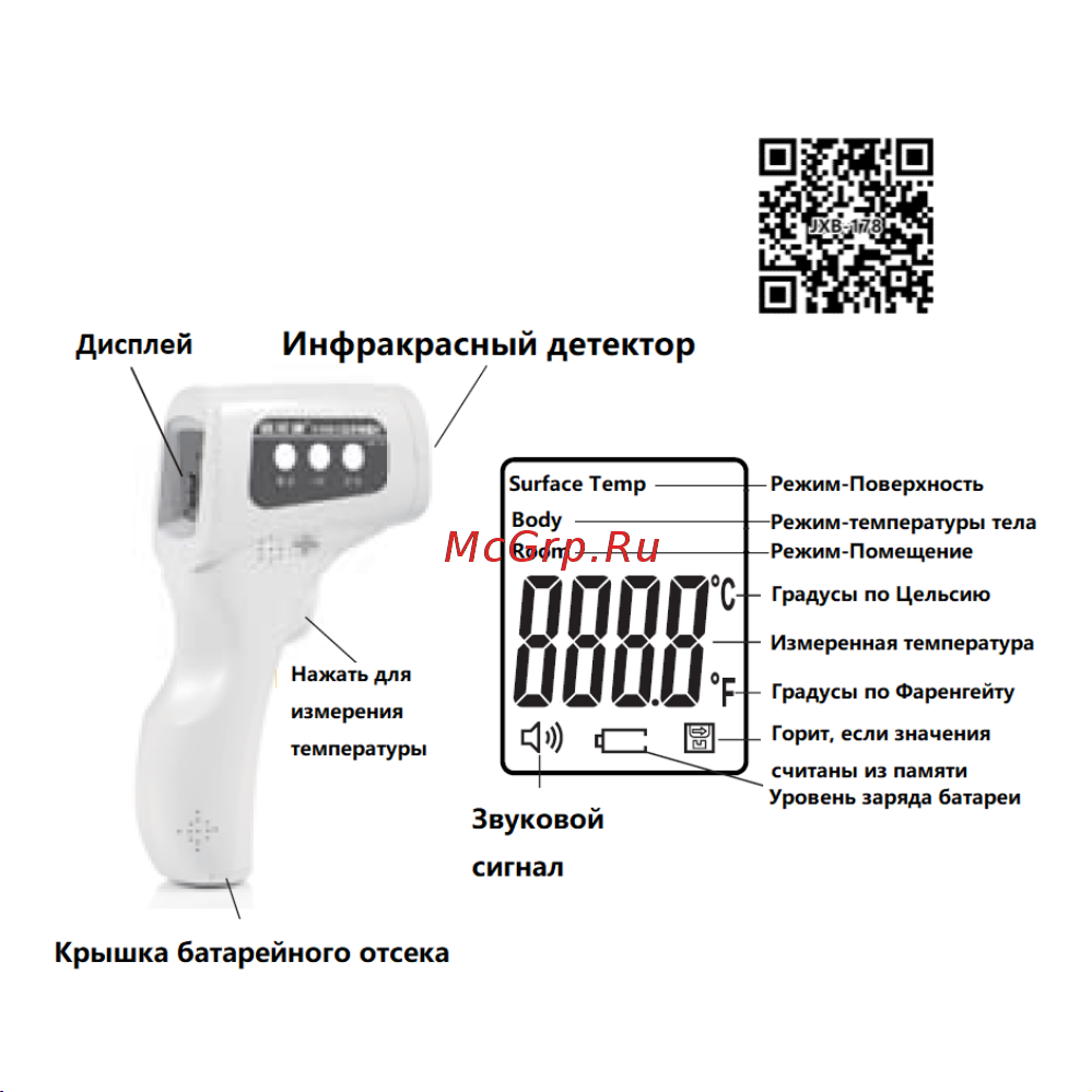 Contec 178 (РУ, ГОСТ Р, ЕАС), бесконтактный Инструкция по эксплуатации онлайн