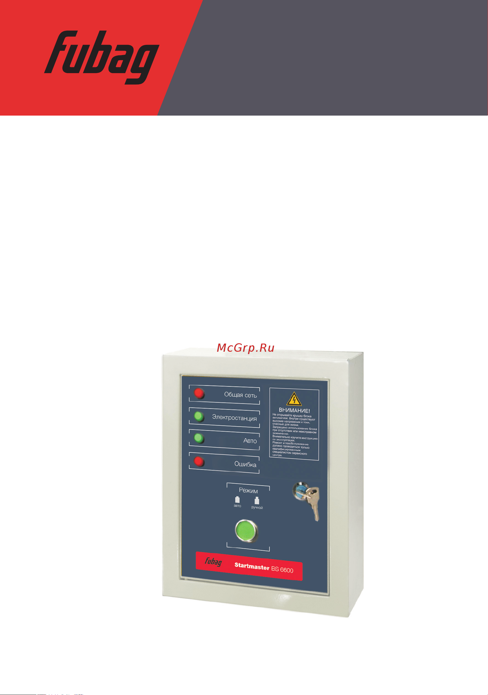 Fubag BS 6600 (230V) Инструкция по эксплуатации онлайн