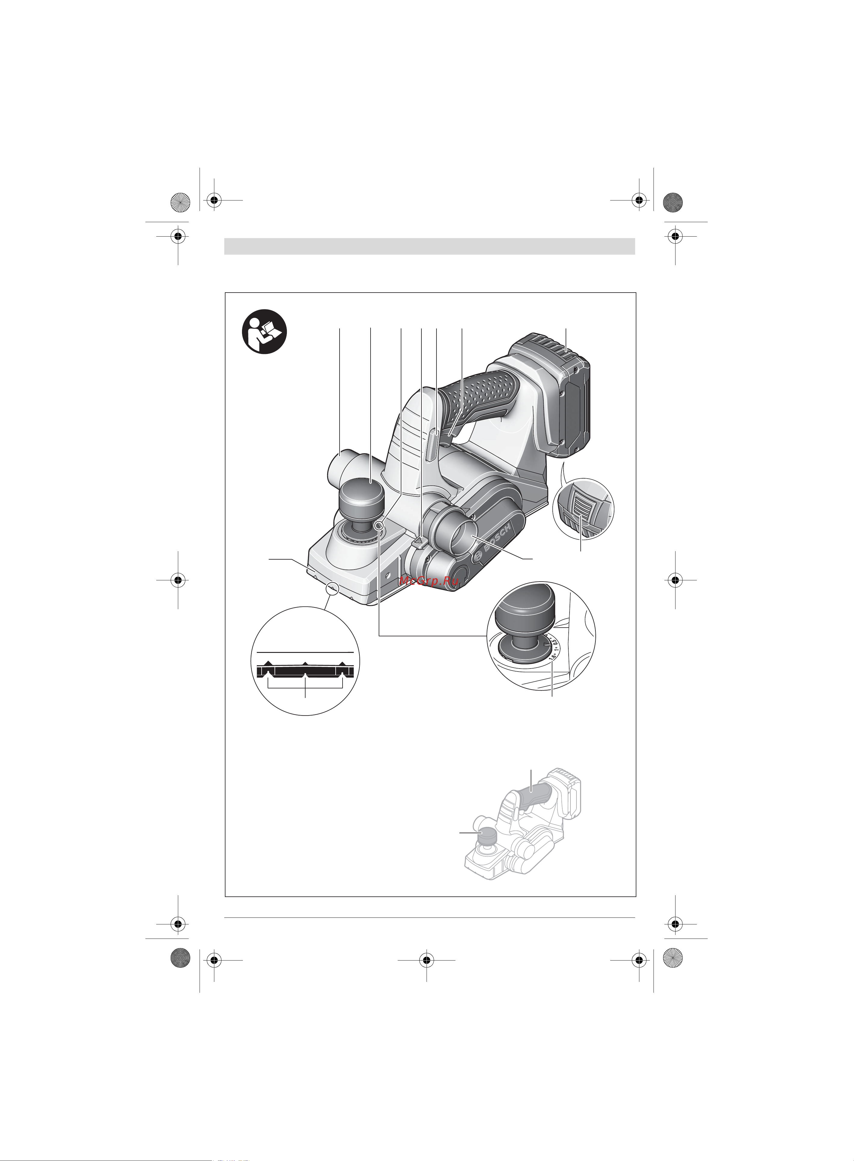 Bosch GHO 18 V-LI (06015A0300) без акк. и з.у [3/199] Gho 18 v li