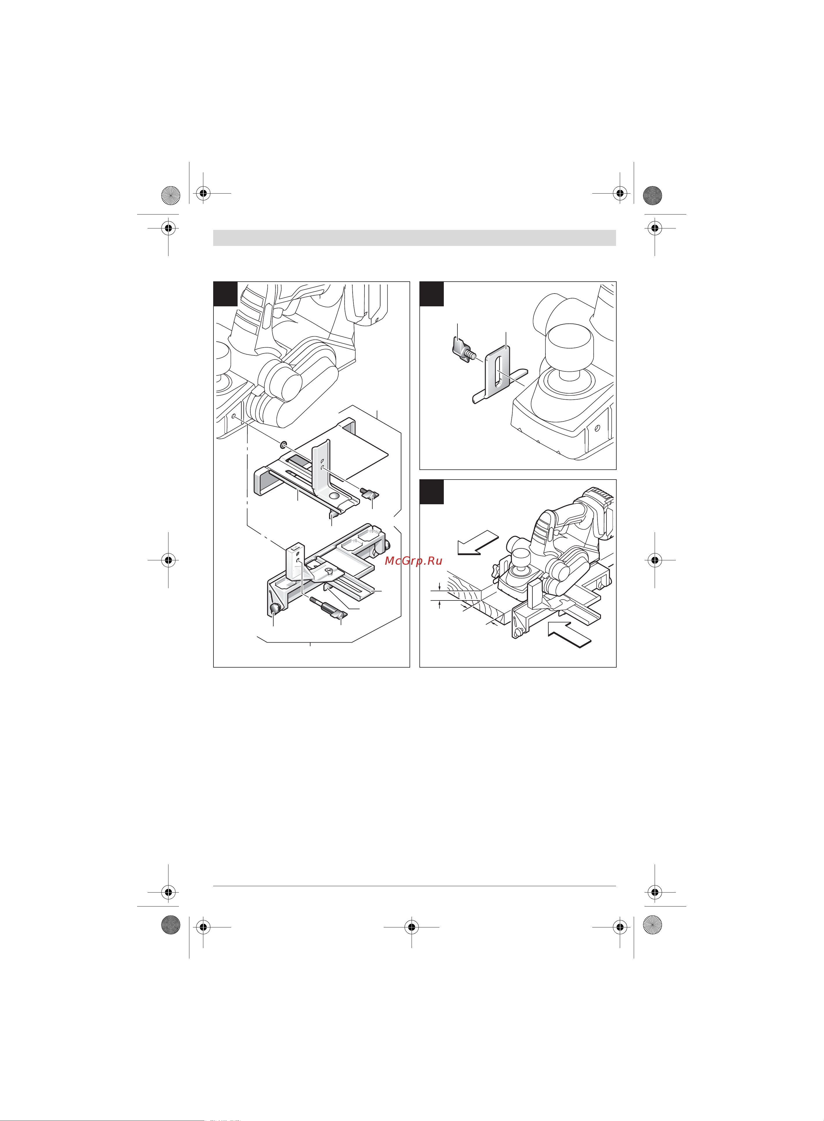 Bosch GHO 18 V-LI (06015A0300) без акк. и з.у Инструкция по эксплуатации онлайн [5/199] 672211