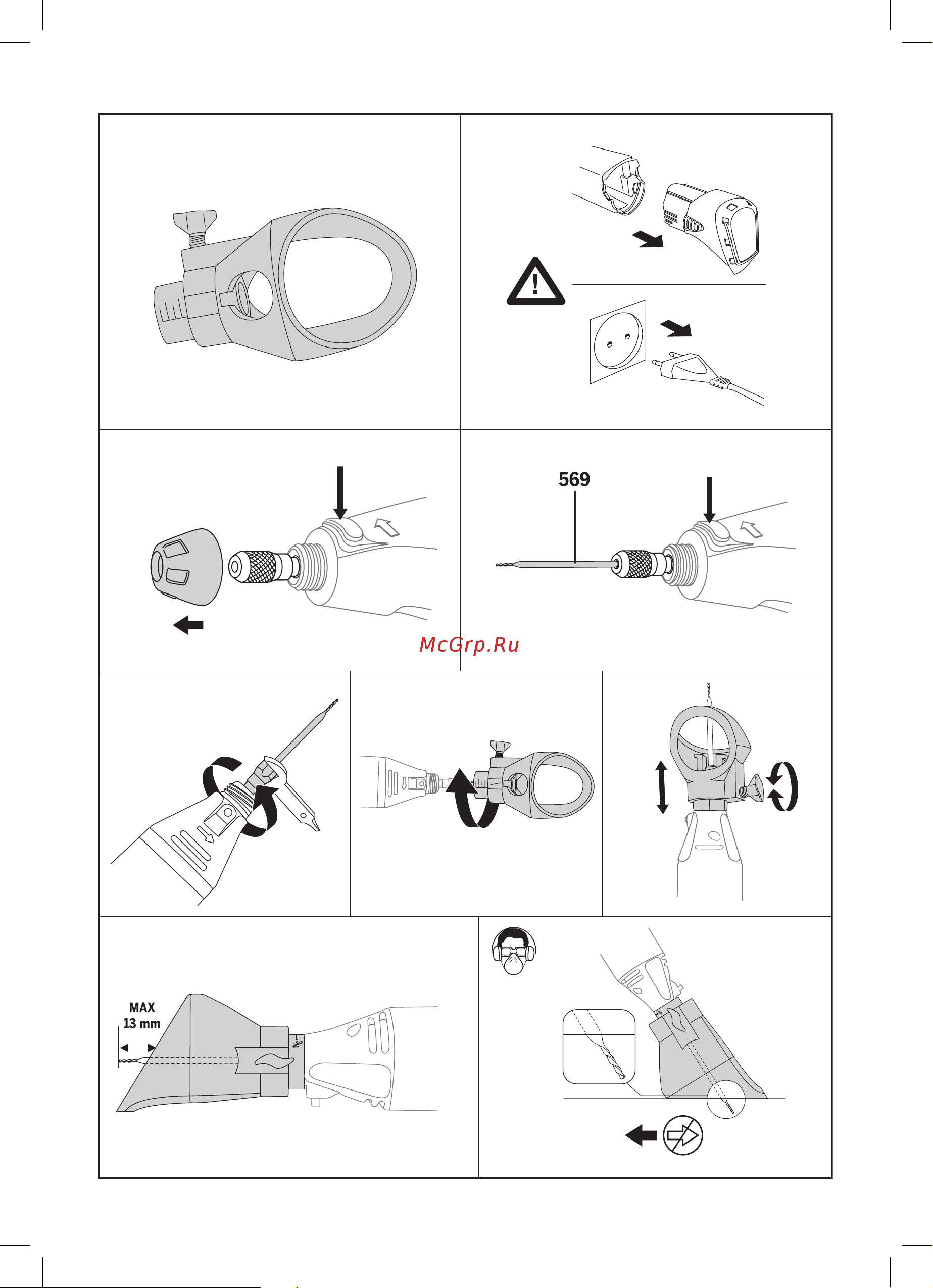 Dremel 4300-3/45 F0134300JD Инструкция по эксплуатации онлайн [11/204] 672214