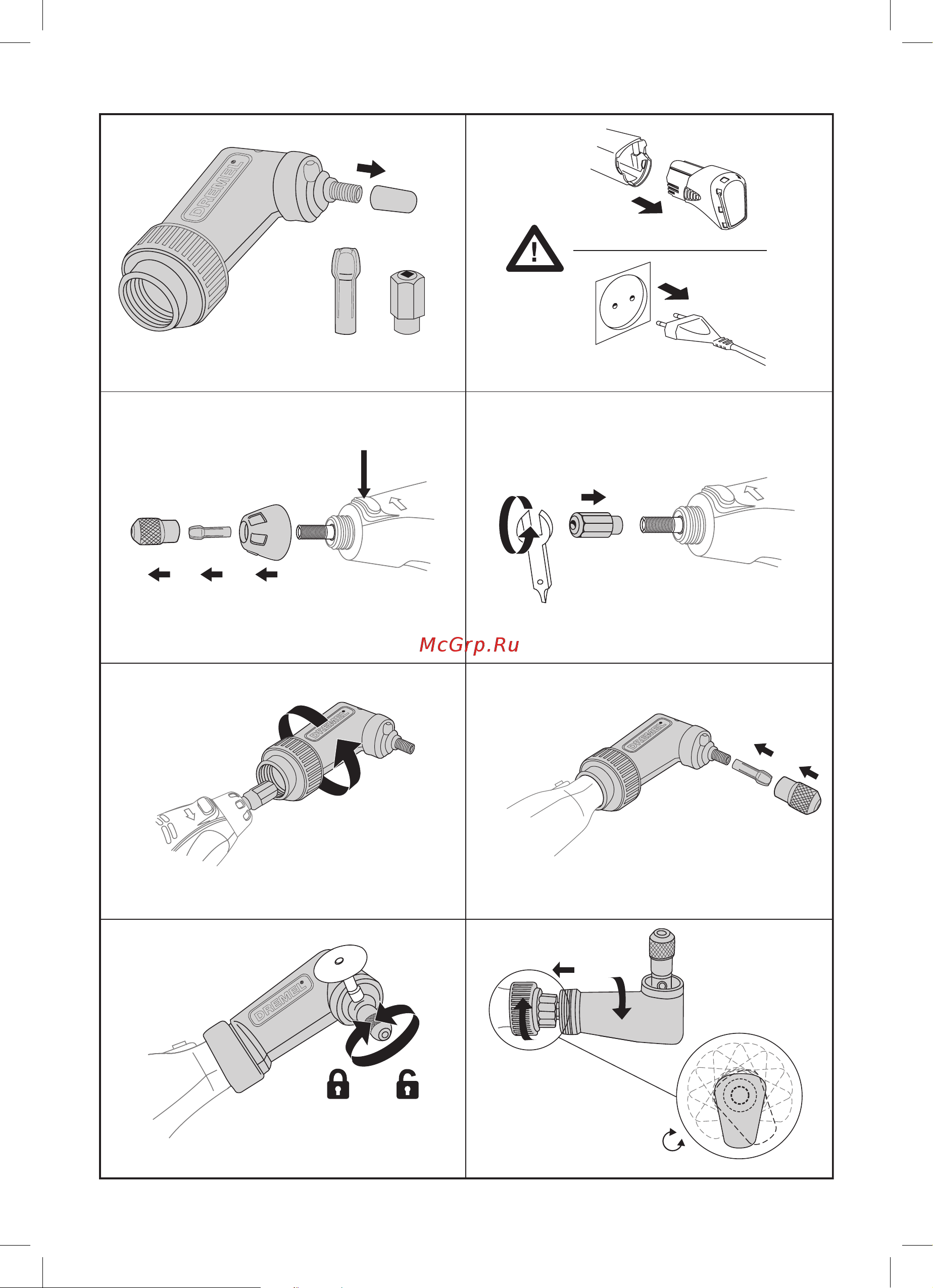 Dremel 4300-3/45 F0134300JD Инструкция по эксплуатации онлайн [12/204] 672214