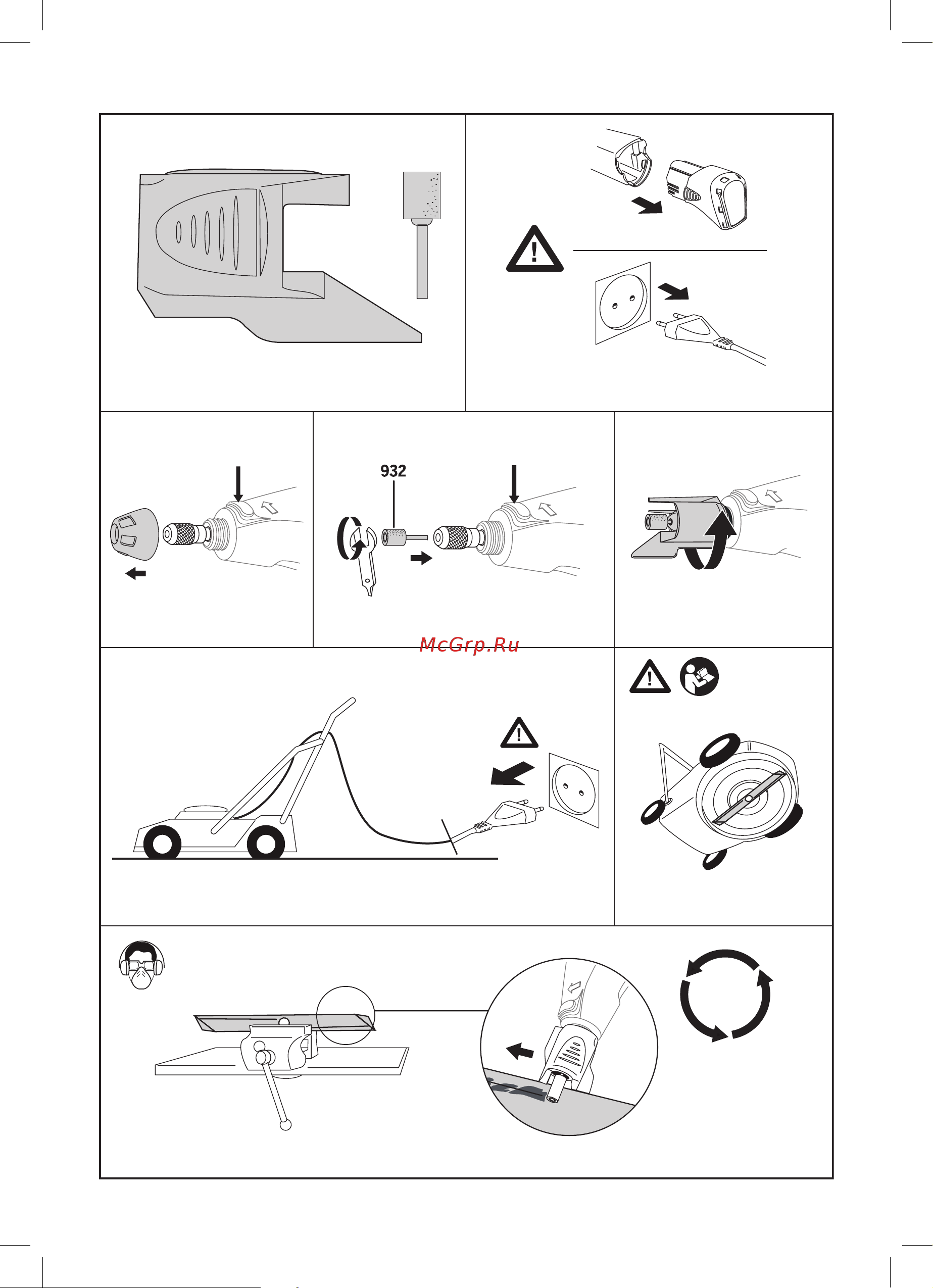 Dremel 4300-3/45 F0134300JD Инструкция по эксплуатации онлайн [14/204] 672214