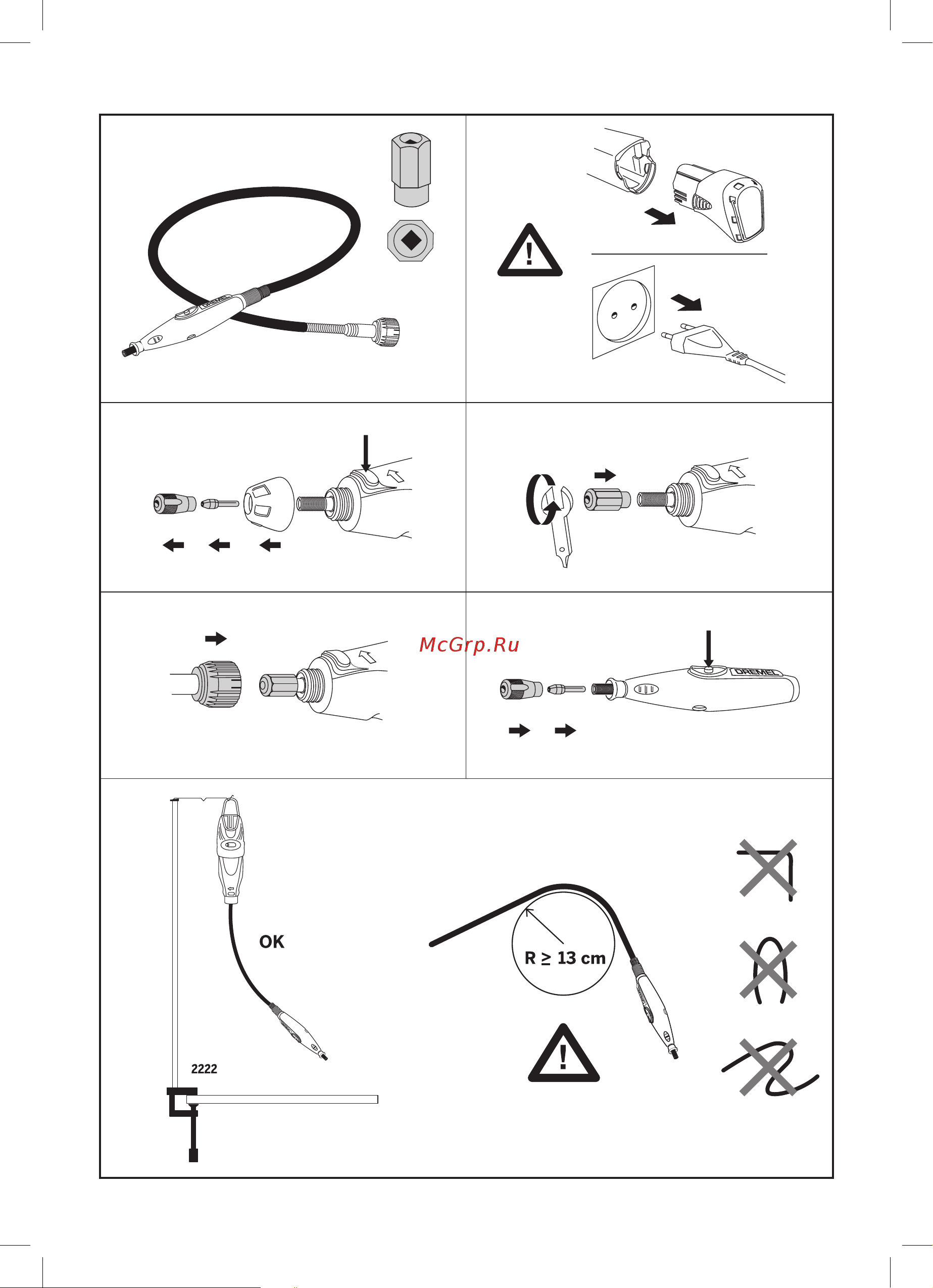 Dremel 4300-3/45 F0134300JD Инструкция по эксплуатации онлайн [8/204] 672214