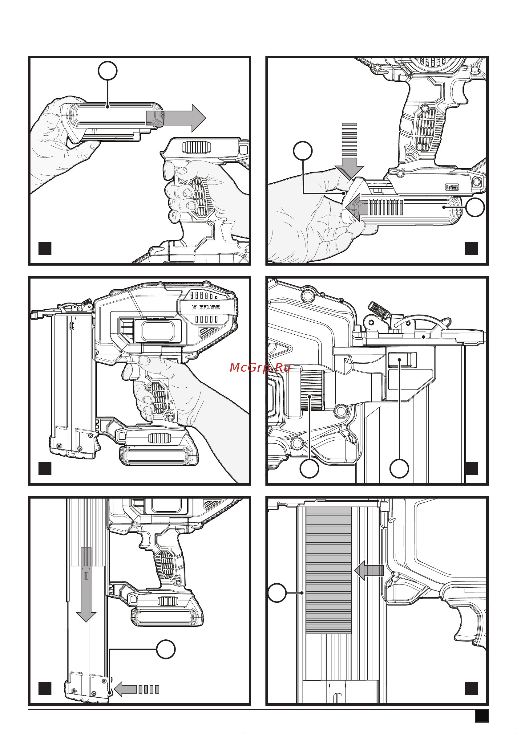 BLACK & DECKER BCNG01N-XJ без акк. и з.у Инструкция по эксплуатации онлайн [3/40] 672608