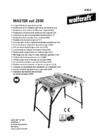 Wolfcraft Master Cut 2500 (6902000) Инструкция по эксплуатации