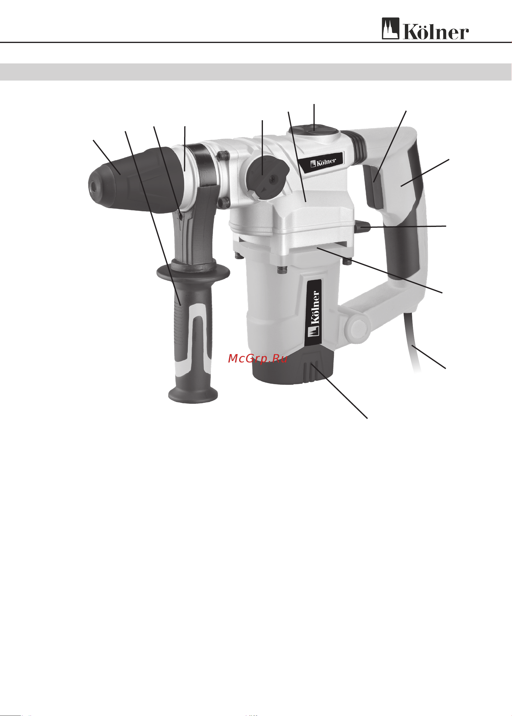 Kolner KRH 1100C Инструкция по эксплуатации онлайн [15/20] 672695