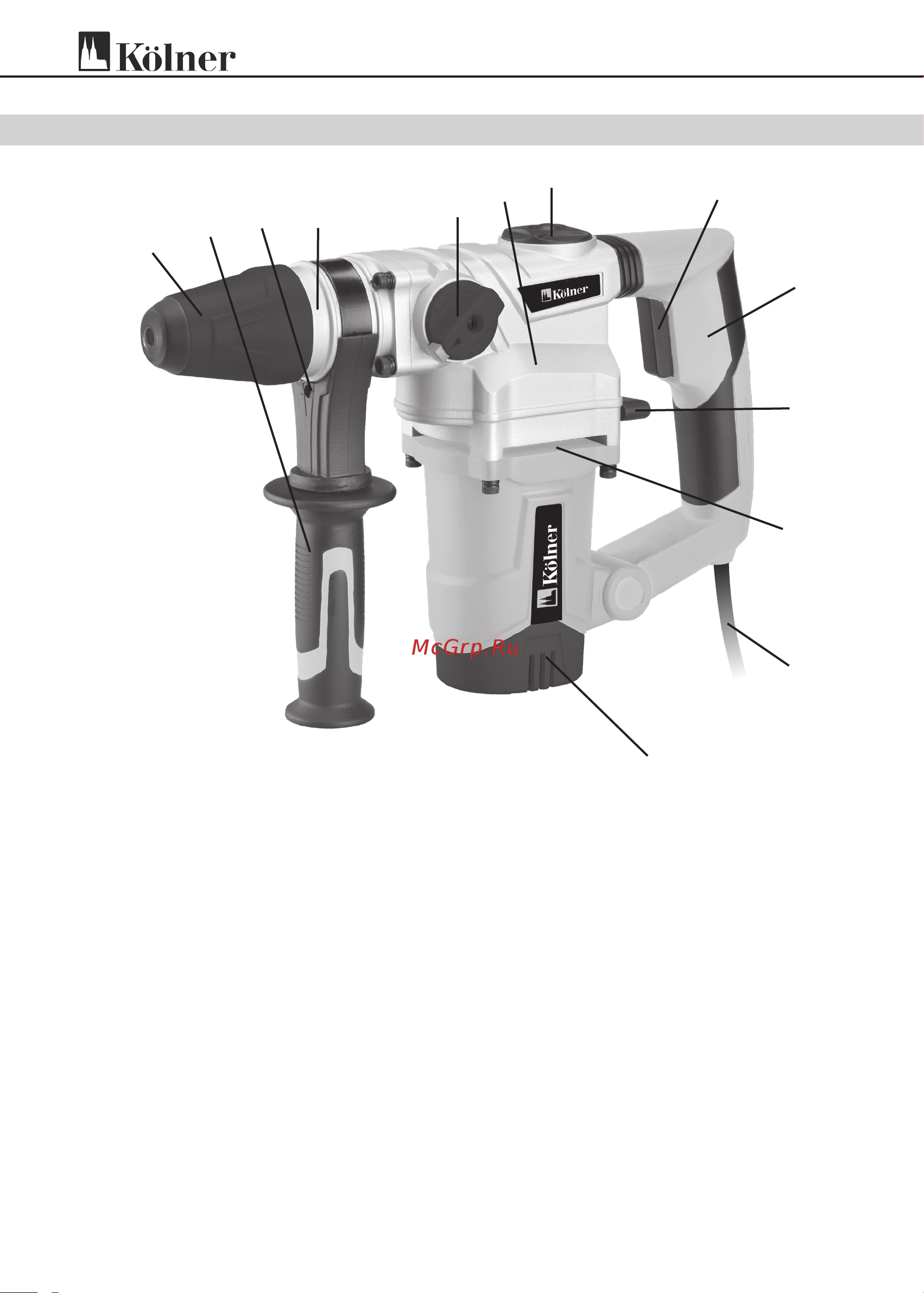 Kolner KRH 1100C Инструкция по эксплуатации онлайн [6/20] 672695