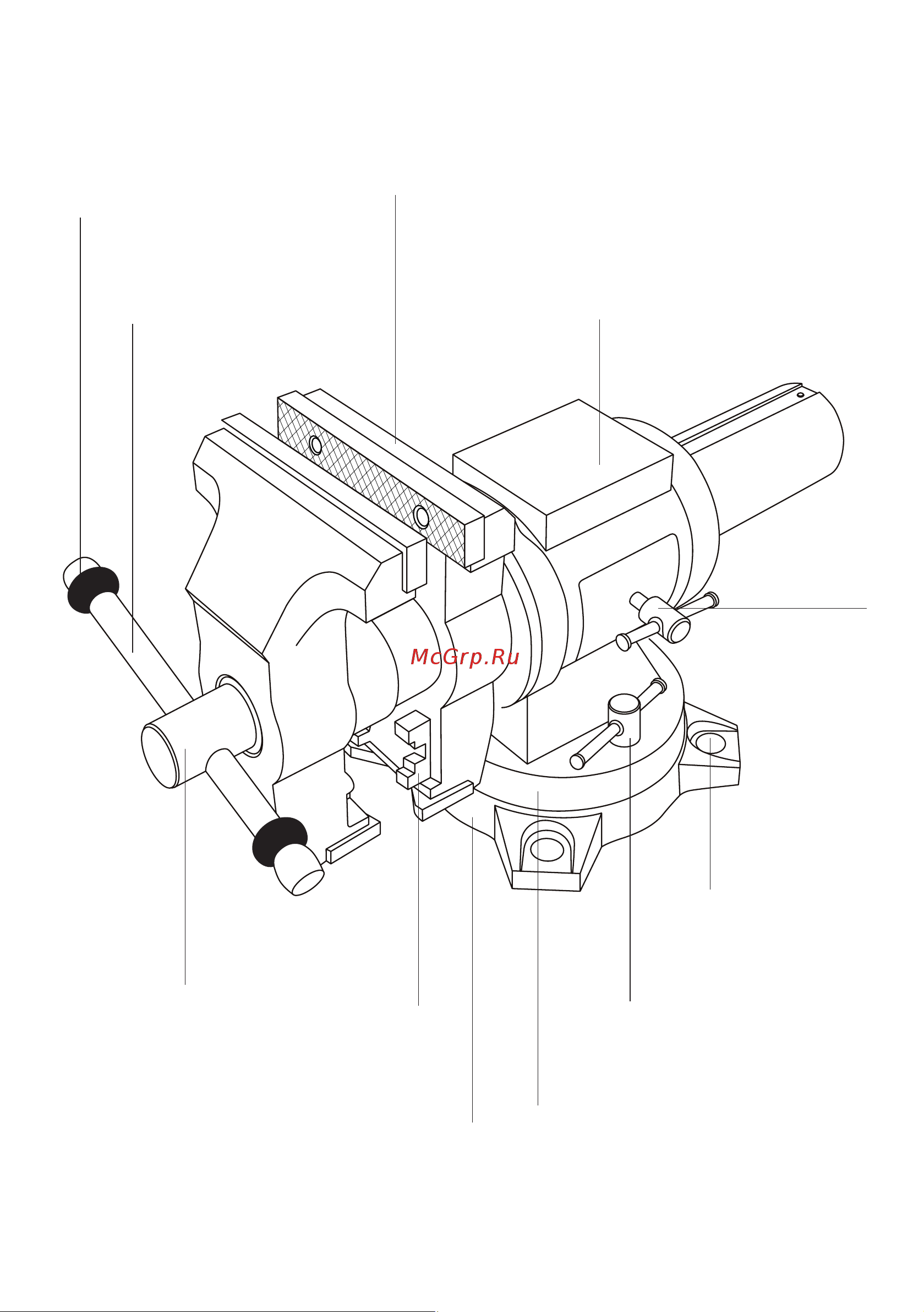 Berger BG БАЛЬДР BG1340 [3/6] Устройство тисков