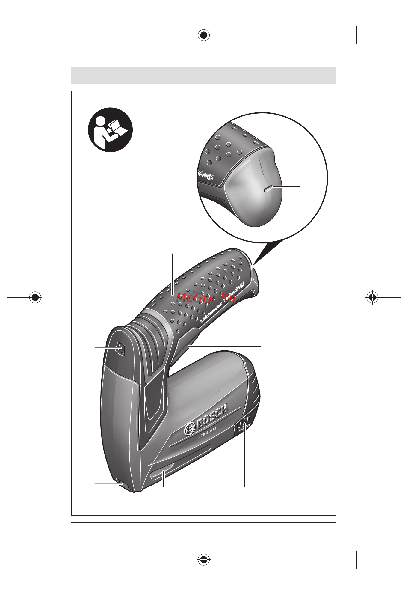 Bosch PTK 3,6 LI (USB) (0603968220) Инструкция по эксплуатации онлайн [3/254] 672707