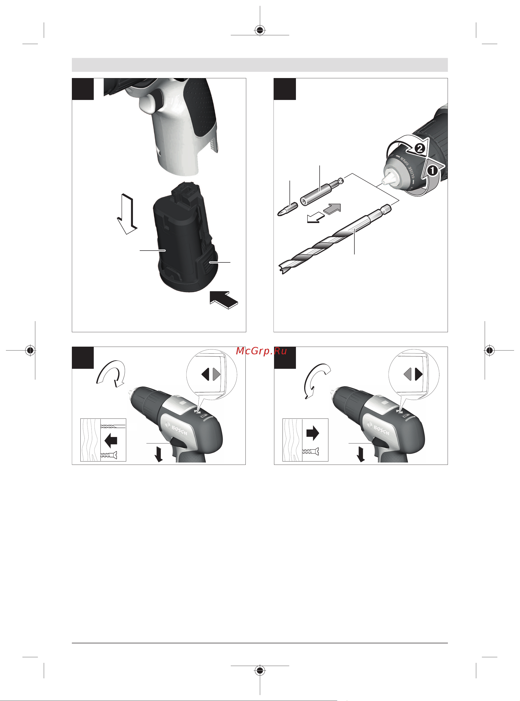 Bosch EasyImpact 12 без АКБ и ЗУ (06039B6106) Инструкция по эксплуатации онлайн [4/199] 672719
