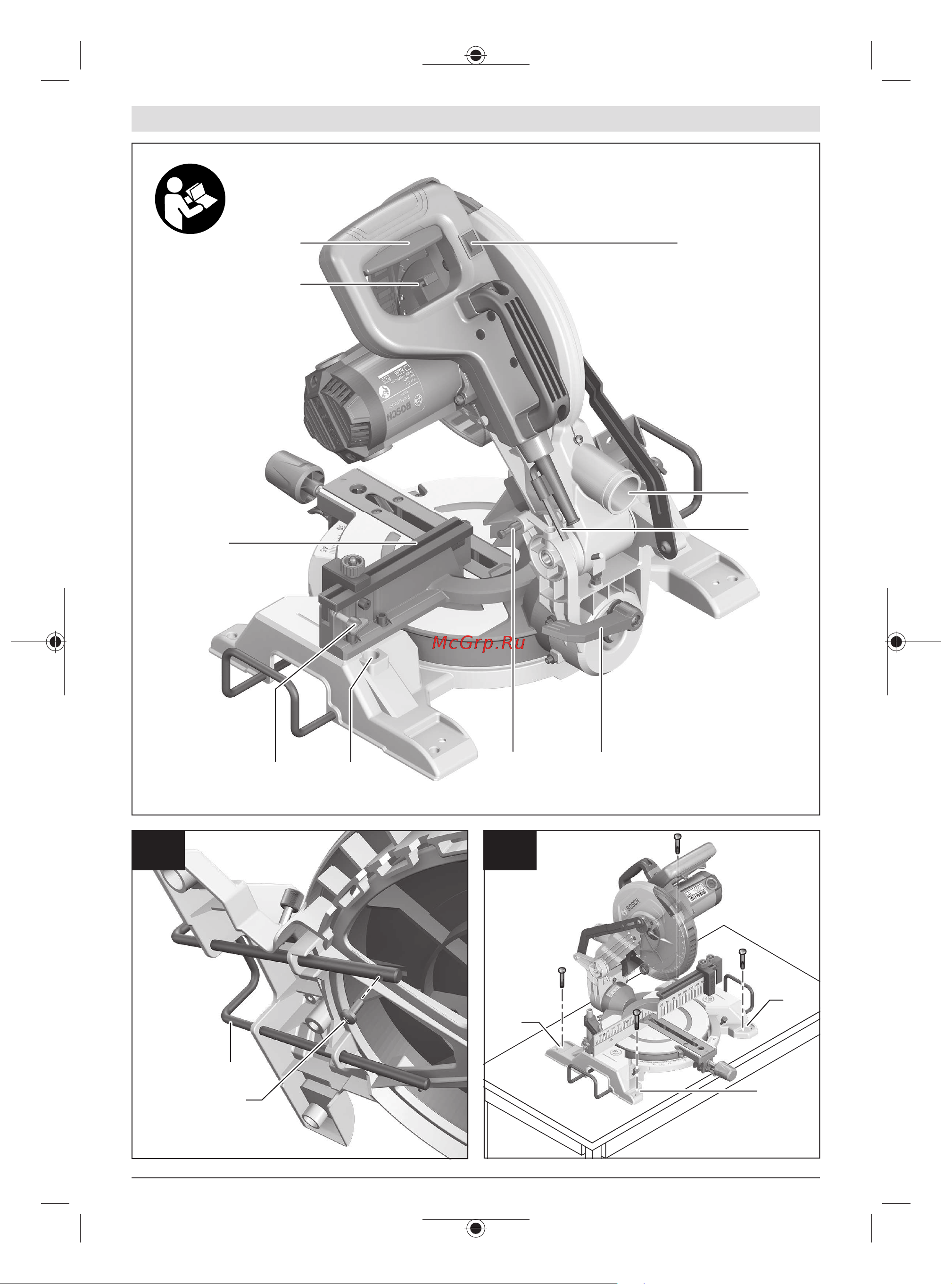 Bosch GCM 216 (0601B33000) Инструкция по эксплуатации онлайн [4/335] 672727