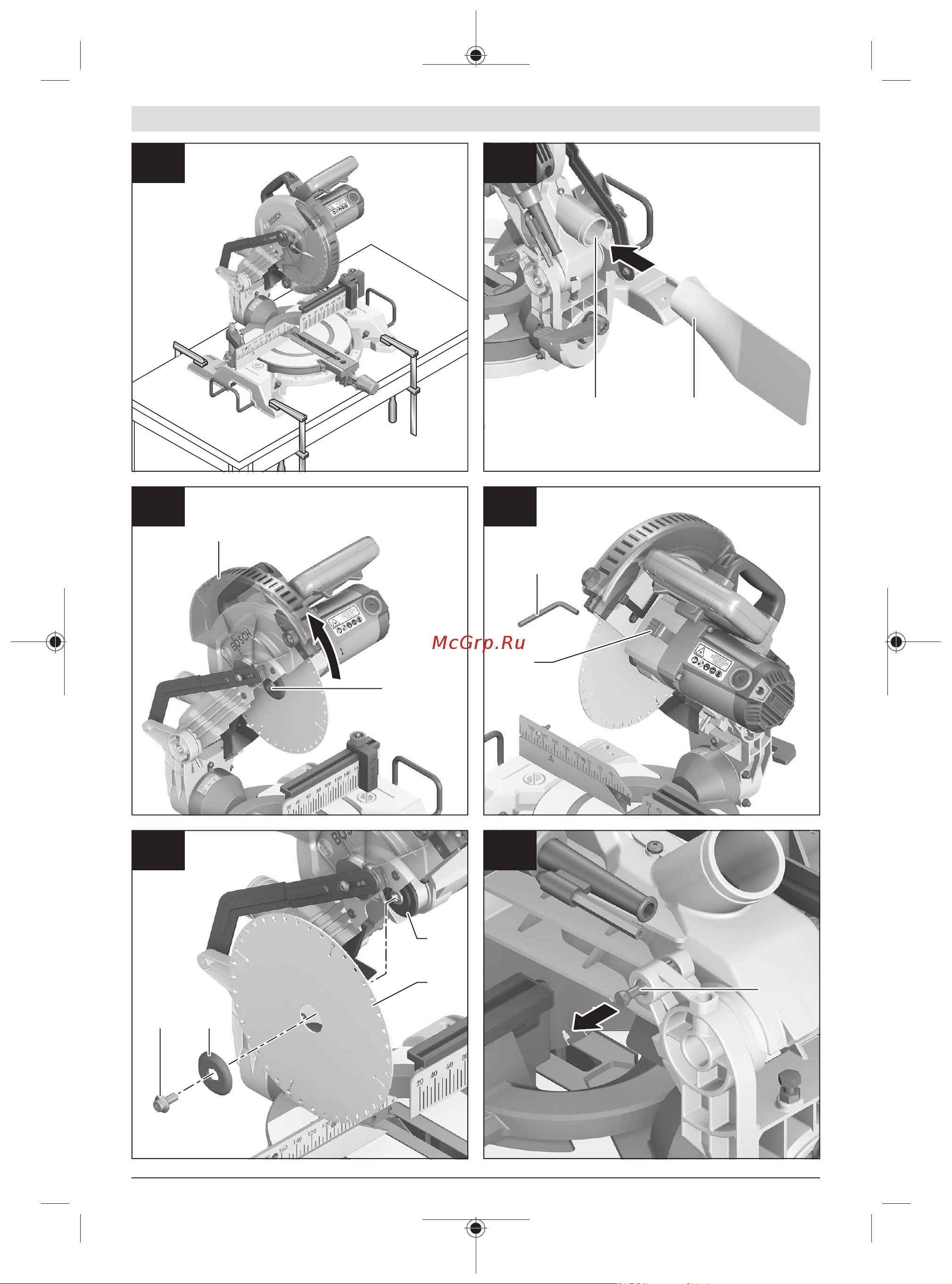 Bosch GCM 216 (0601B33000) Инструкция по эксплуатации онлайн [5/335] 672727