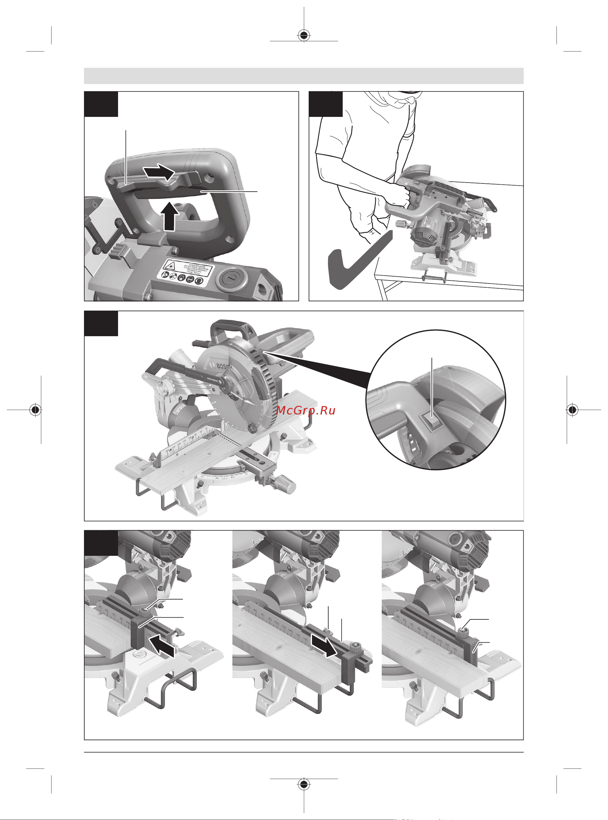 Bosch GCM 216 (0601B33000) Инструкция по эксплуатации онлайн [7/335] 672727
