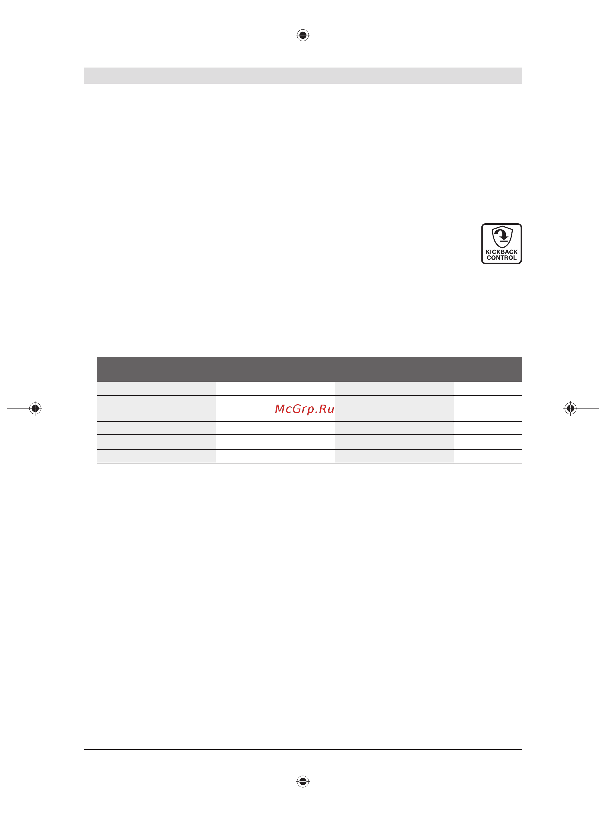 Bosch GWS 660H [328/337] صفحه ساب پره ای