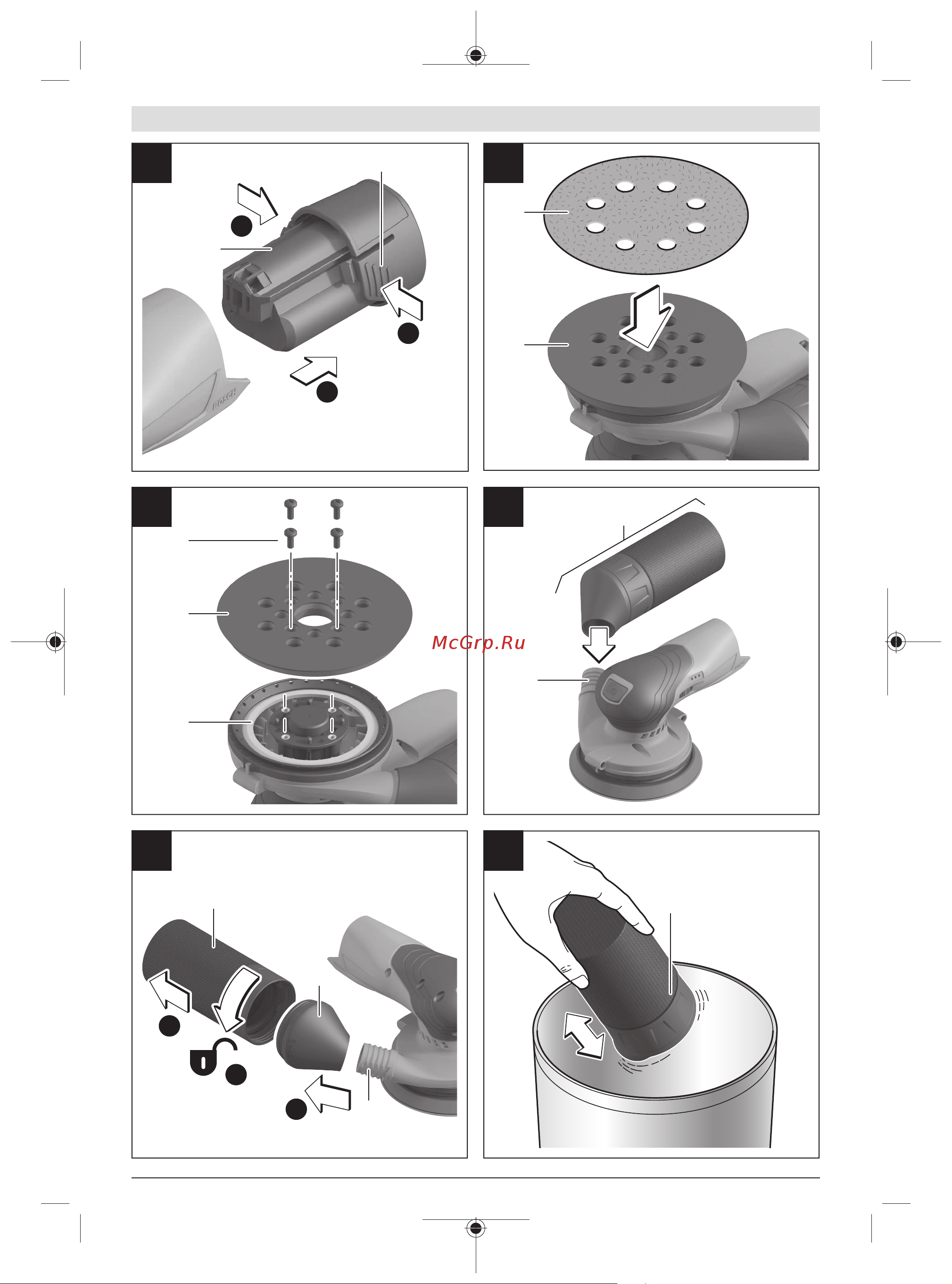 Bosch GEX 12V-125 0601372101 Инструкция по эксплуатации онлайн [4/209] 860118