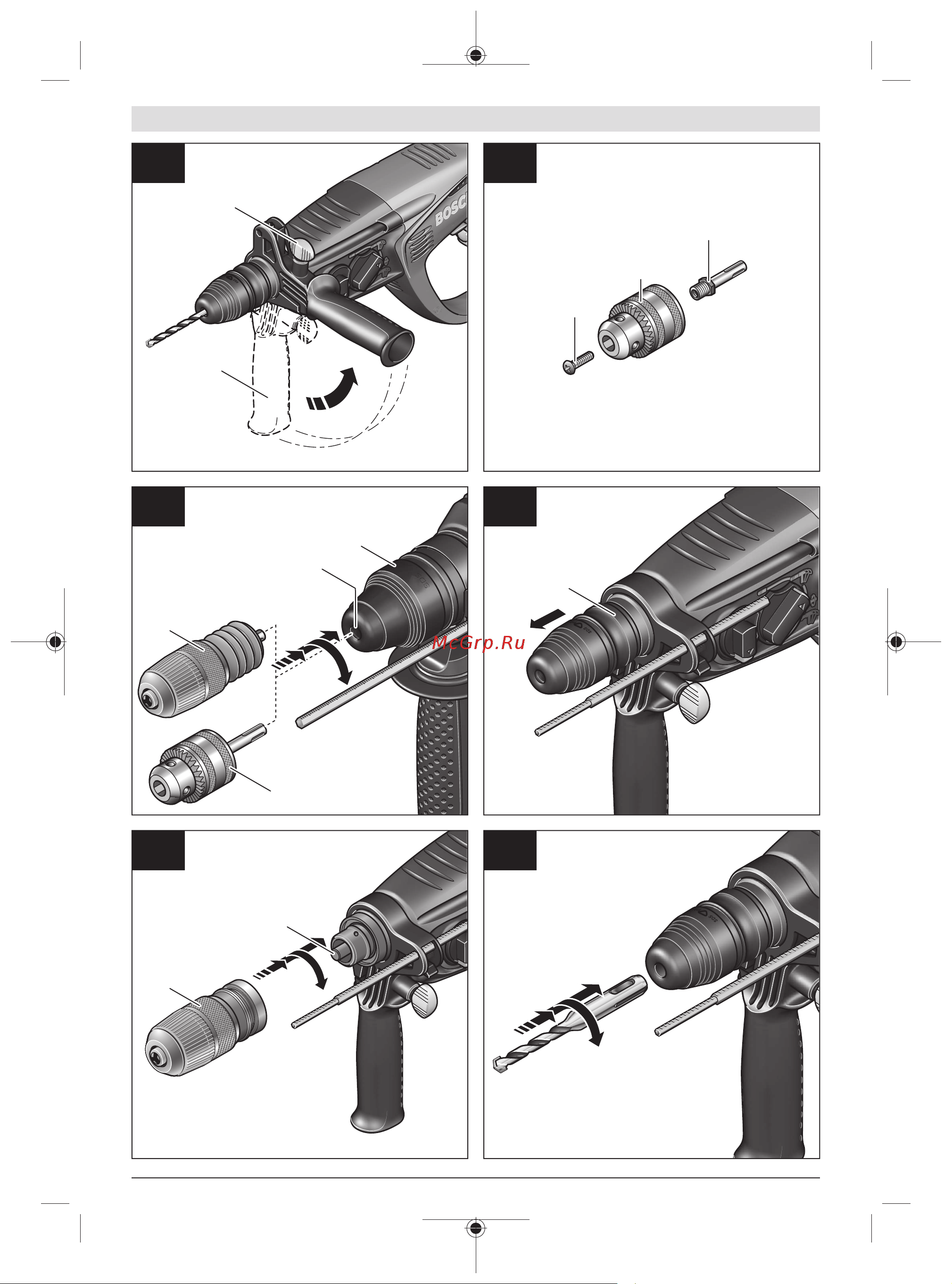 Bosch PBH 2900 RE (0603393122) Инструкция по эксплуатации онлайн [4/147] 672740