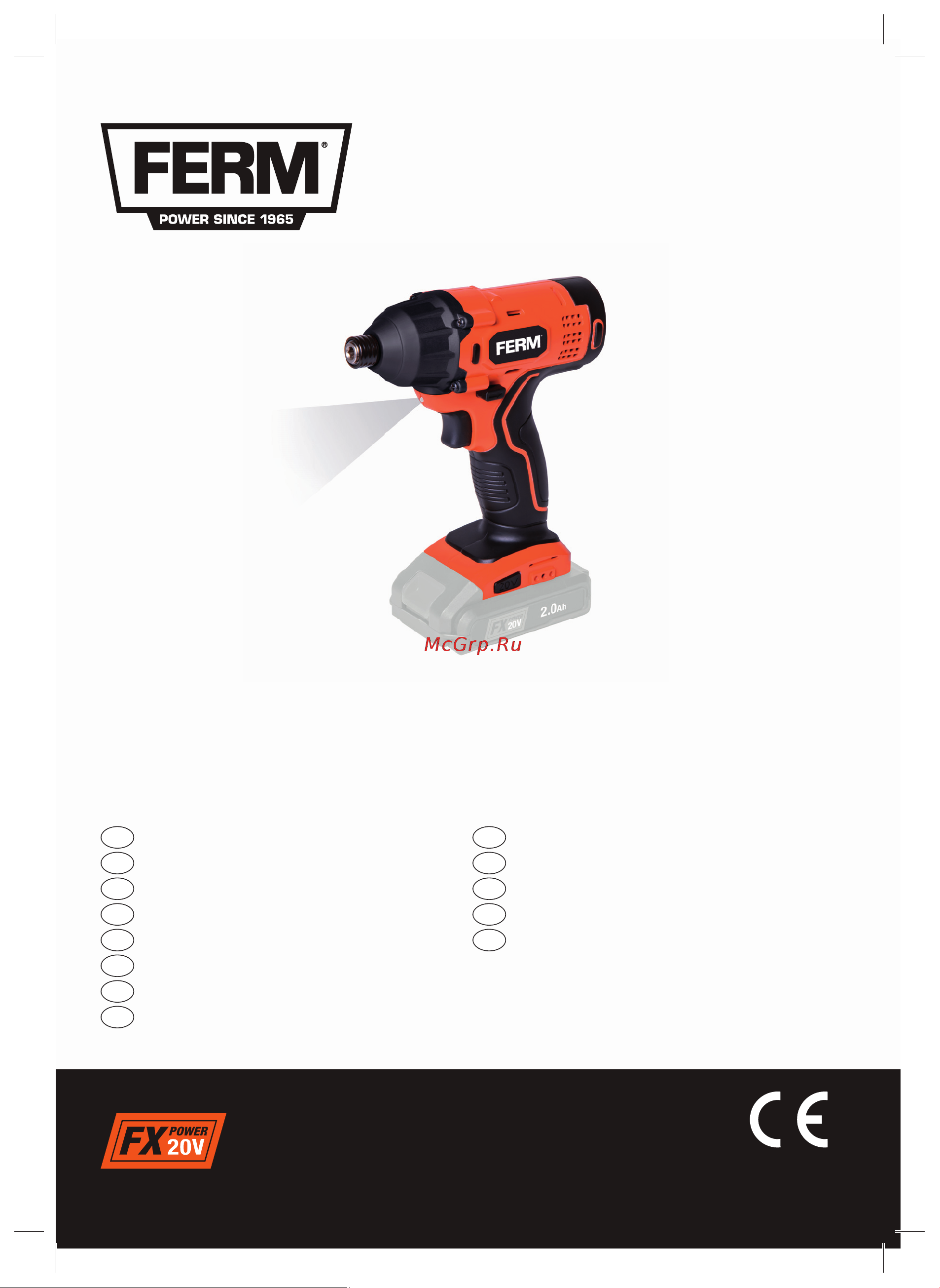 FERM Solo CDM1165 без акк. и зу. Инструкция по эксплуатации онлайн