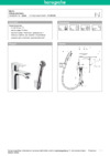 HansGrohe Metris 31285000 с гигиеническим душем Инструкция по эксплуатации