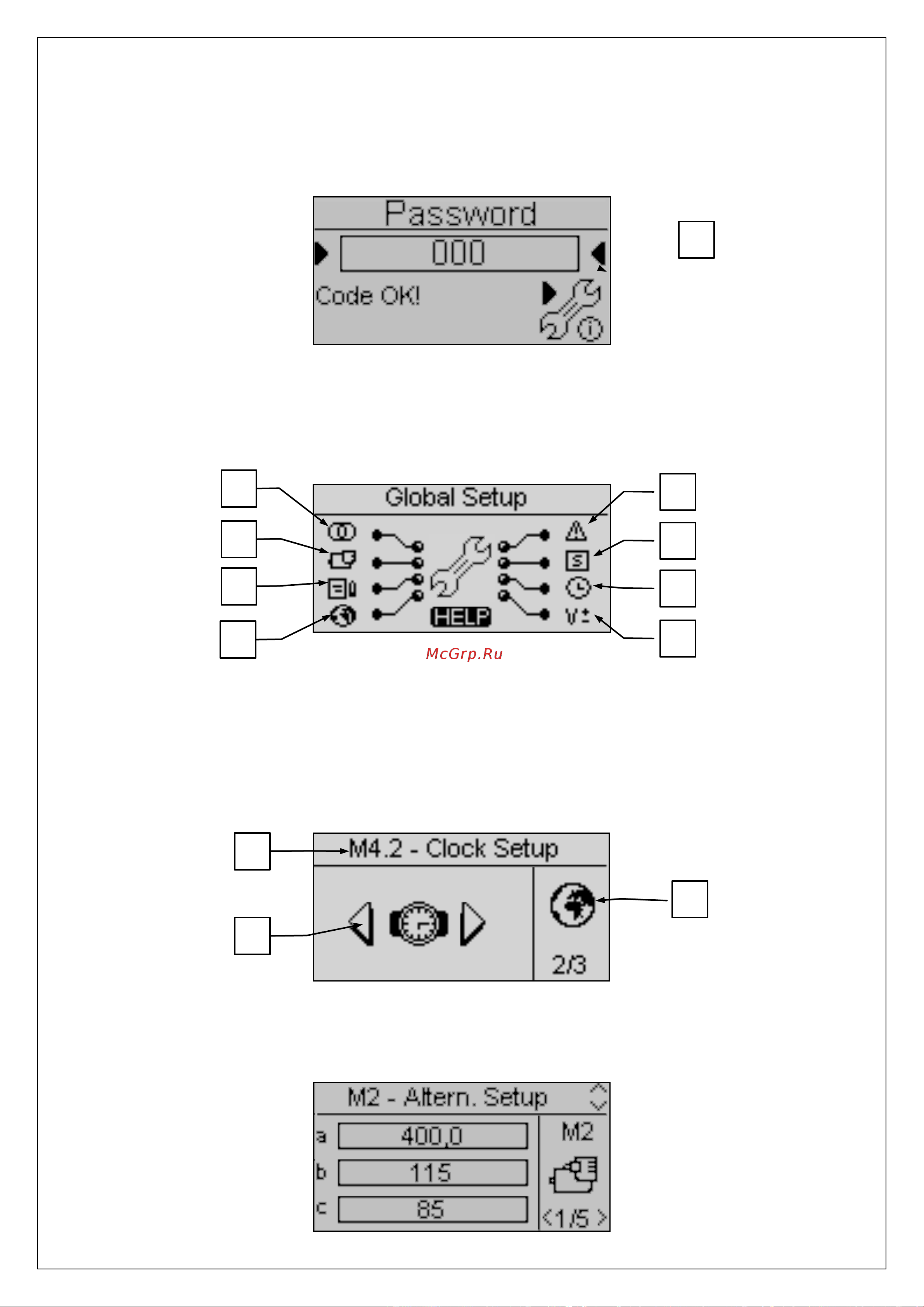 Sdmo VERSO 50 MONO 40A [13/26] По умолчанию установлен пароль 809
