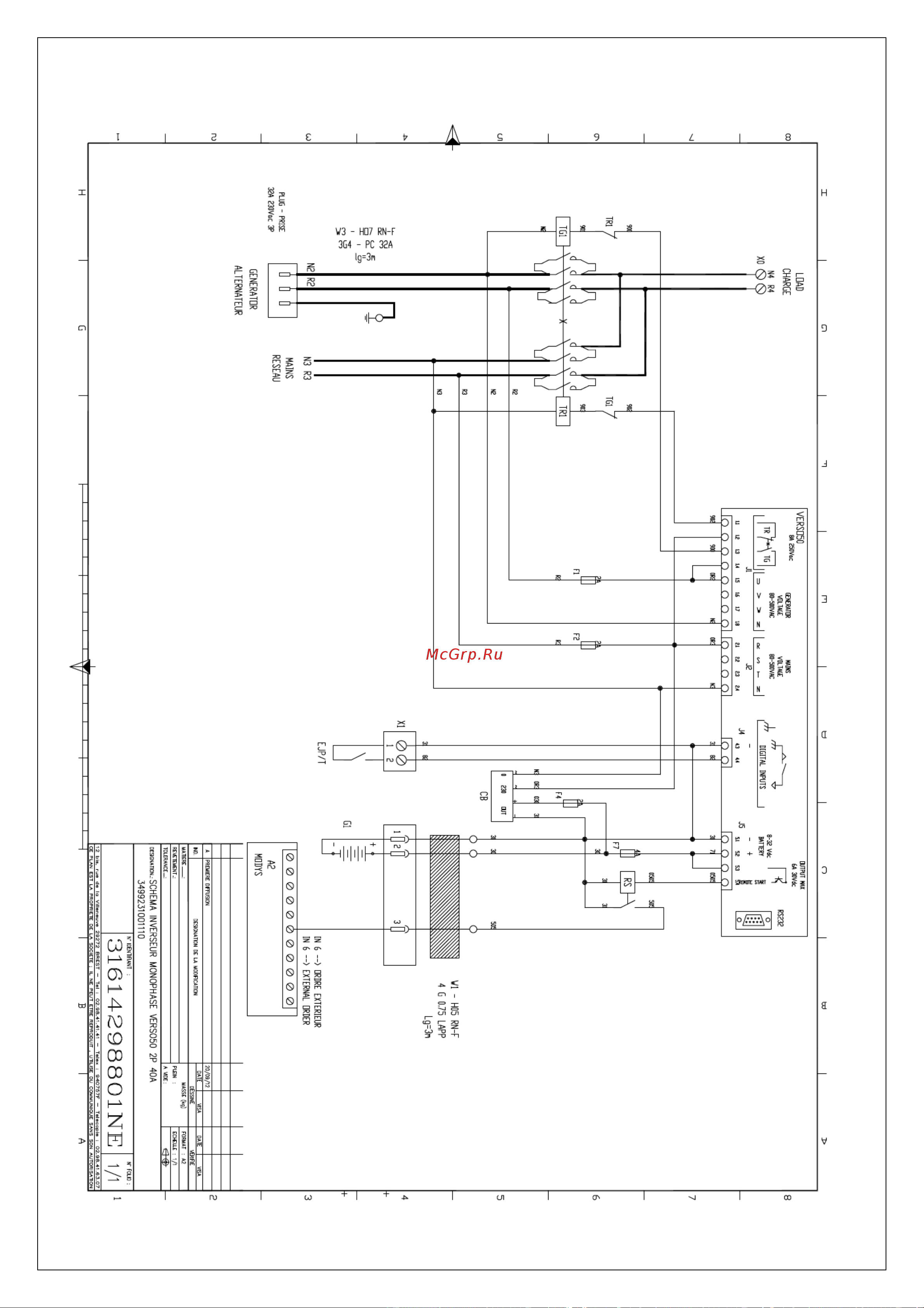 Sdmo VERSO 50 MONO 40A Инструкция по эксплуатации онлайн [21/26] 672960