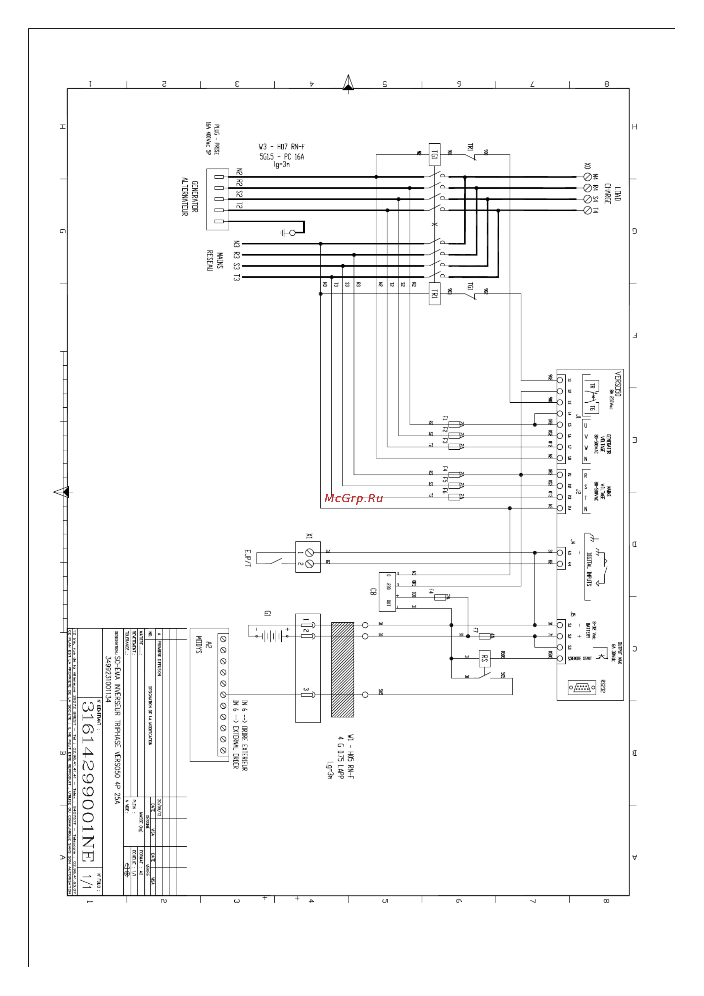 Sdmo VERSO 50 MONO 40A Инструкция по эксплуатации онлайн [23/26] 672960