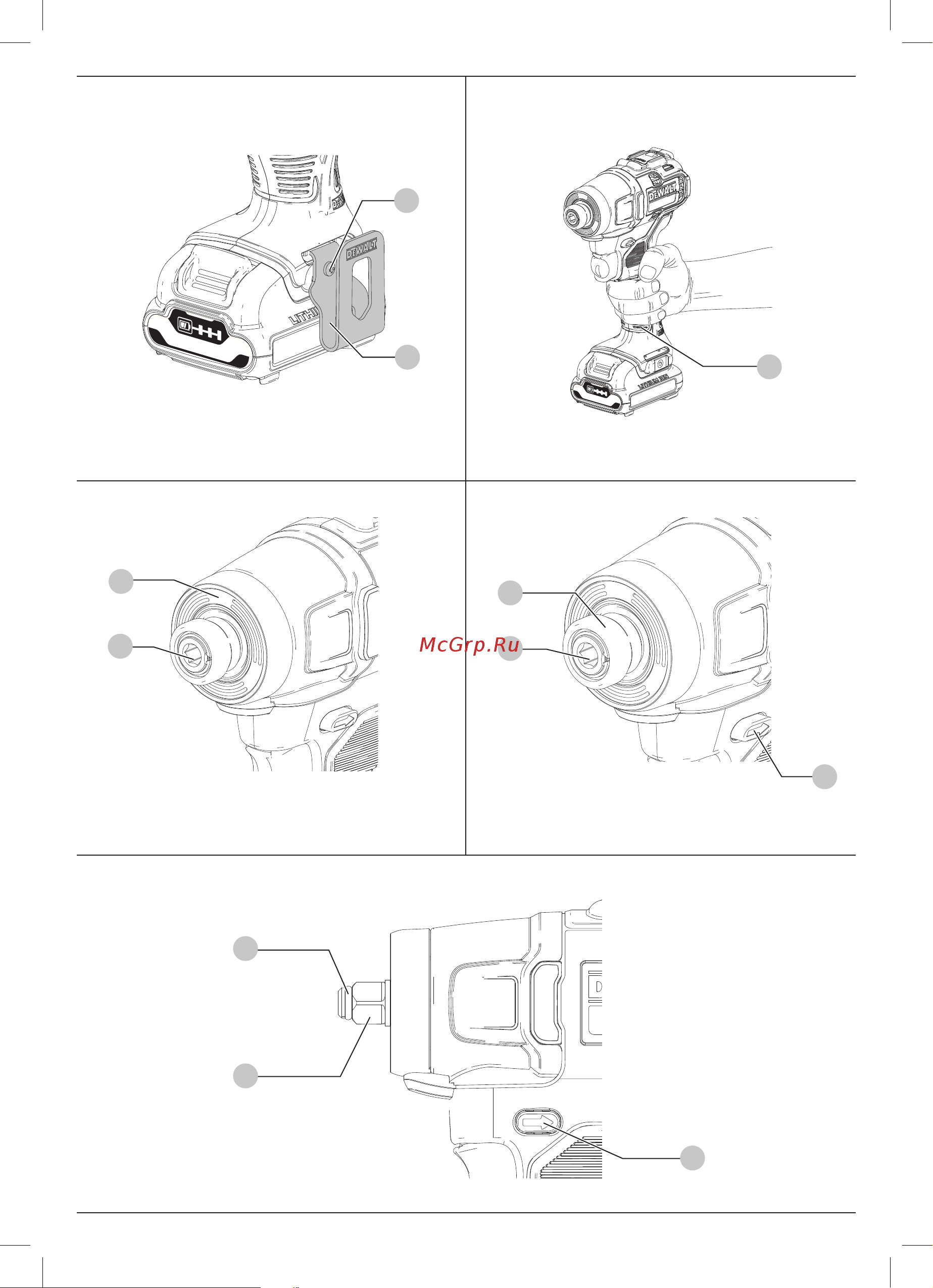Dewalt DCF801D2 Инструкция по эксплуатации онлайн [4/144] 673015