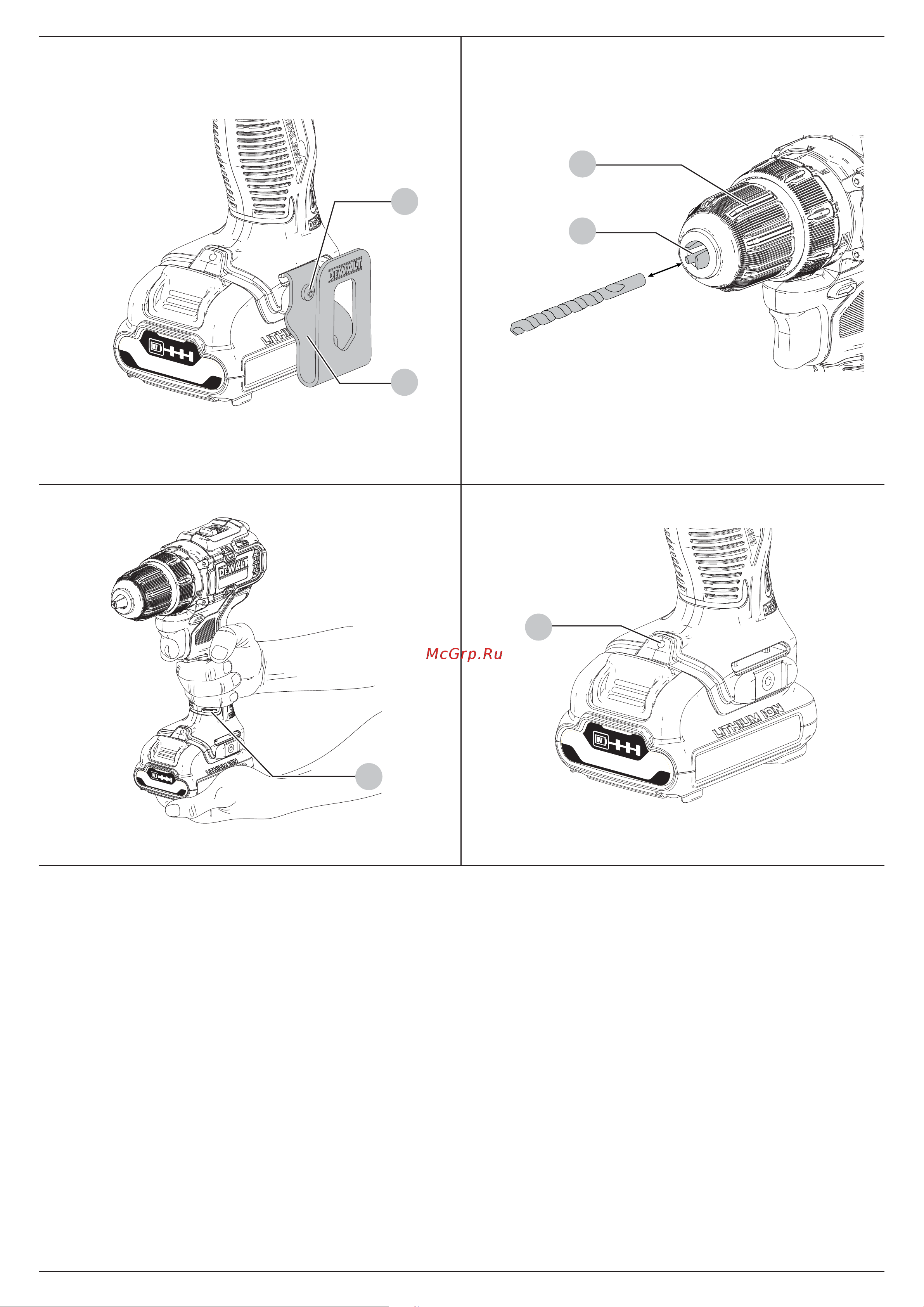 Dewalt 12 В XR DCD701N-XJ Инструкция по эксплуатации онлайн [4/32] 835664