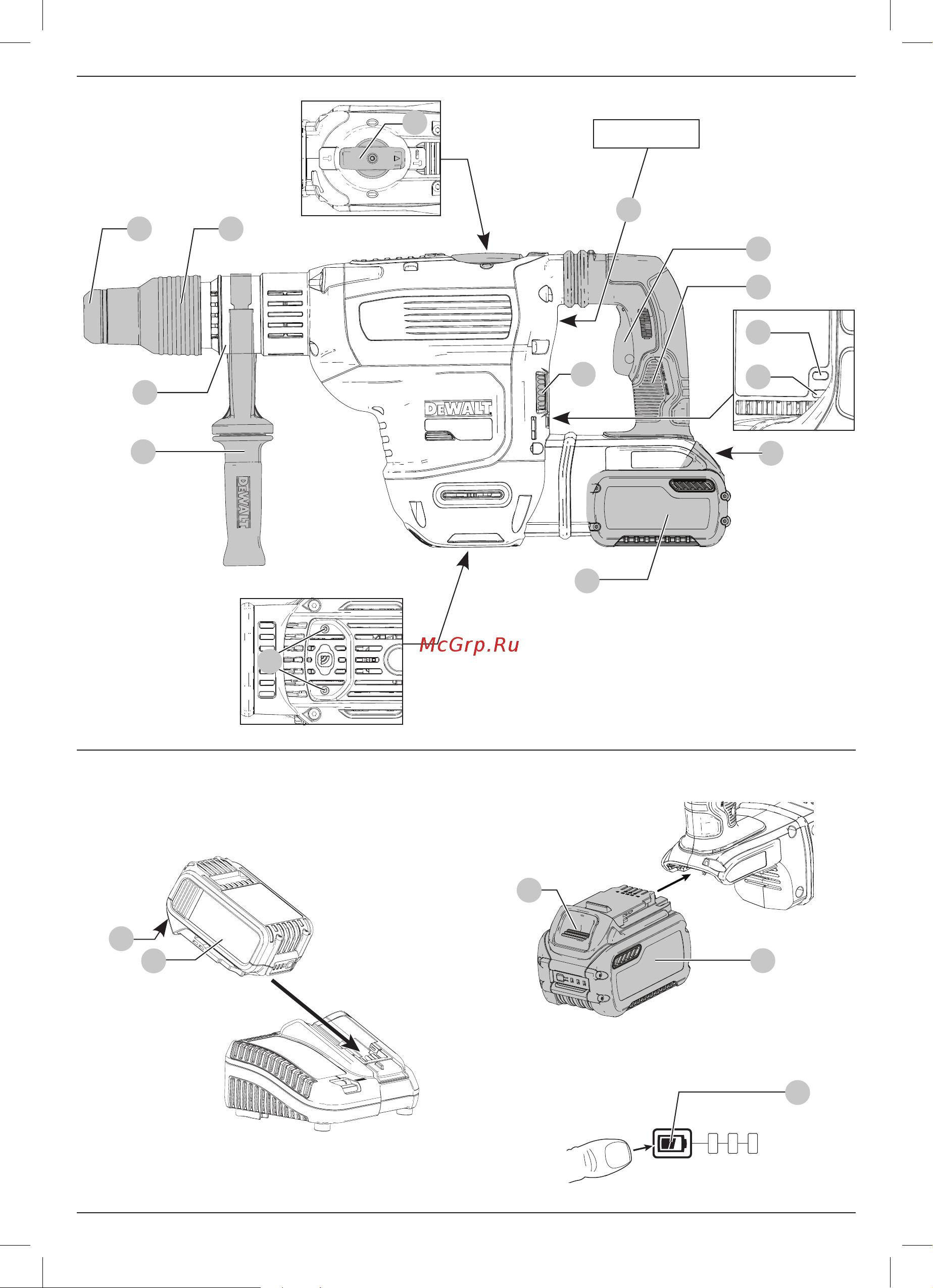 Dewalt DCH614N-XJ без акк. и з.у [3/60] Xxxx xx xx
