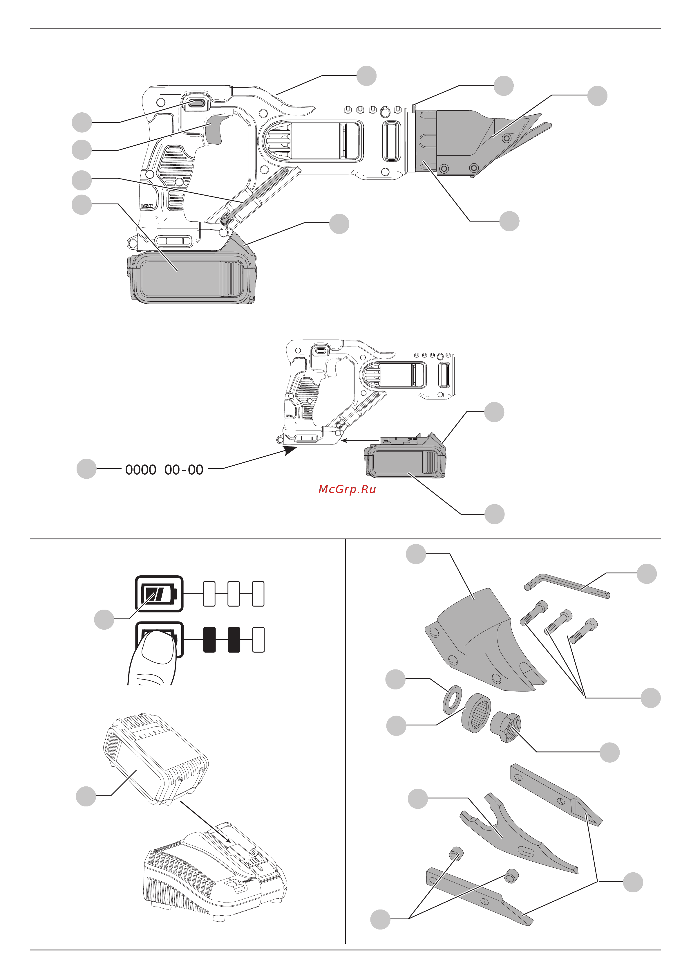 Dewalt DCS491N-XJ БЕЗ АКК. И ЗУ Инструкция по эксплуатации онлайн [2/24] 673049