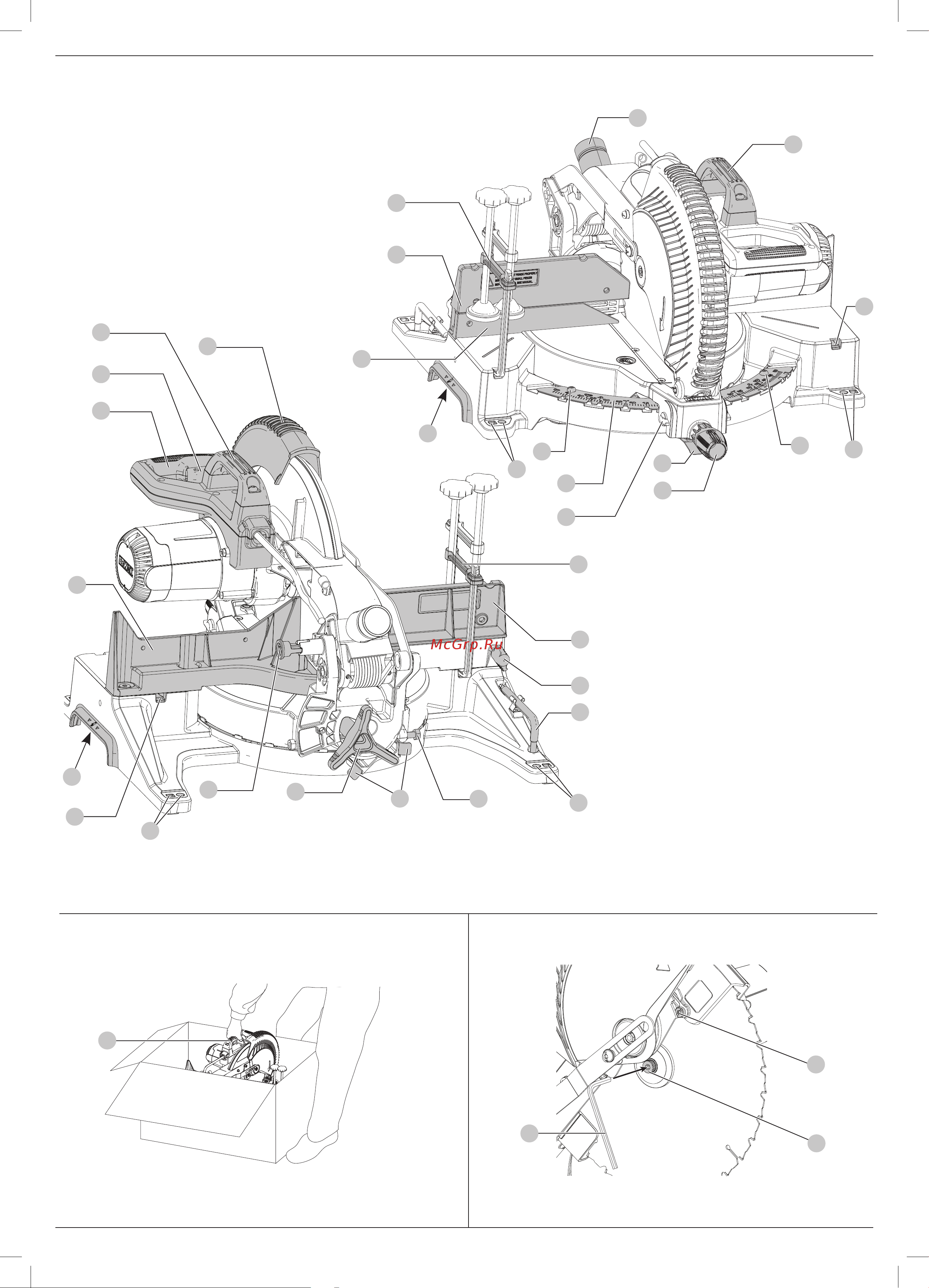 Dewalt DWS715-KS Инструкция по эксплуатации онлайн [3/48] 673089