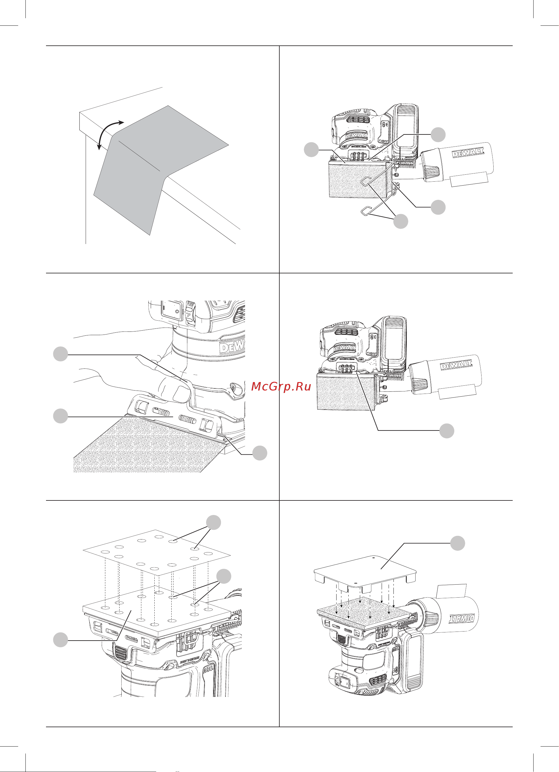Dewalt DCW200N-XJ без акк. и з.у Инструкция по эксплуатации онлайн [4/44] 673095