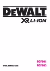 Dewalt 12 В XR BRUSHLESS DCF903P1-QW