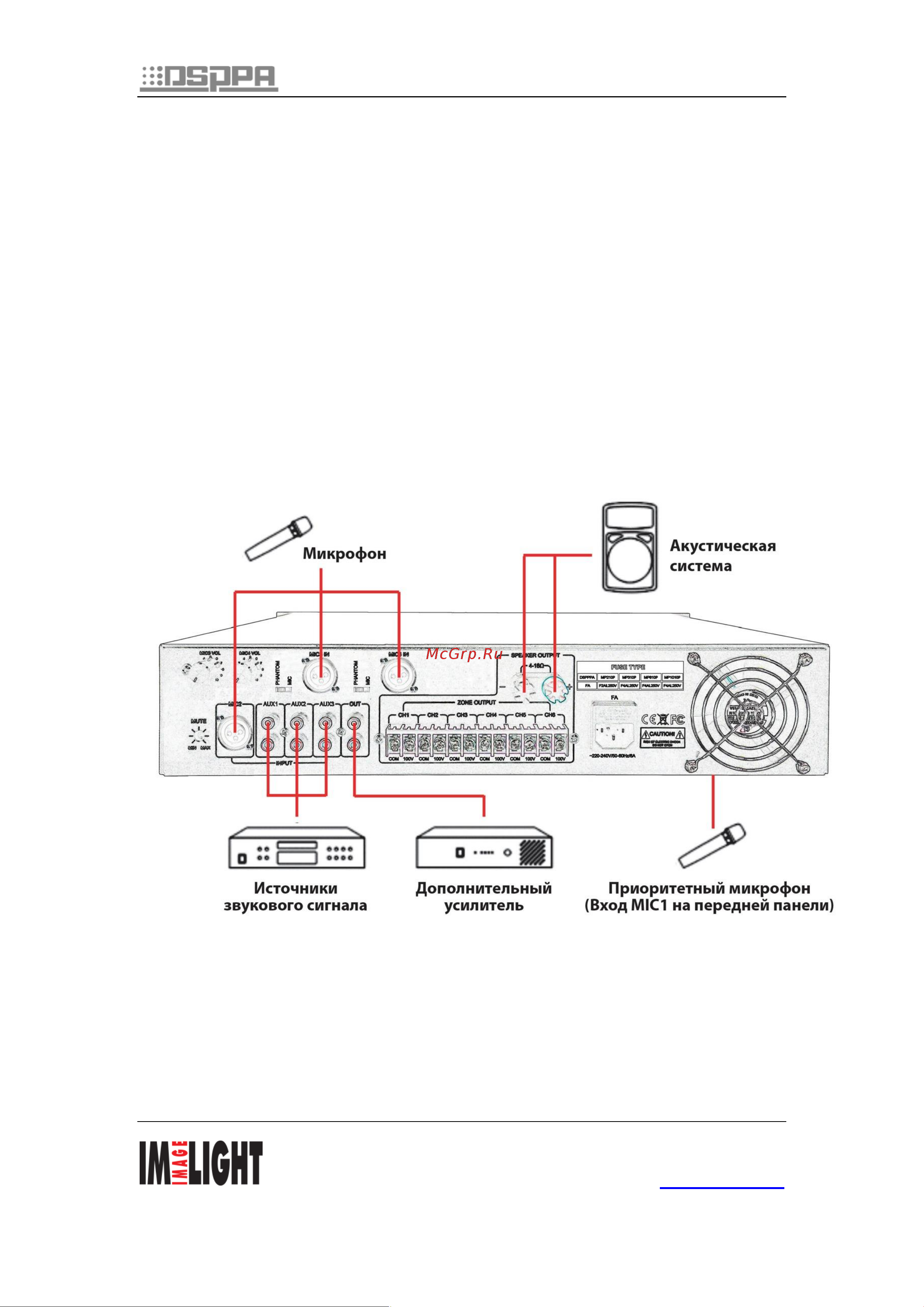 Dsppa MP-310P [7/8] Линейный выход