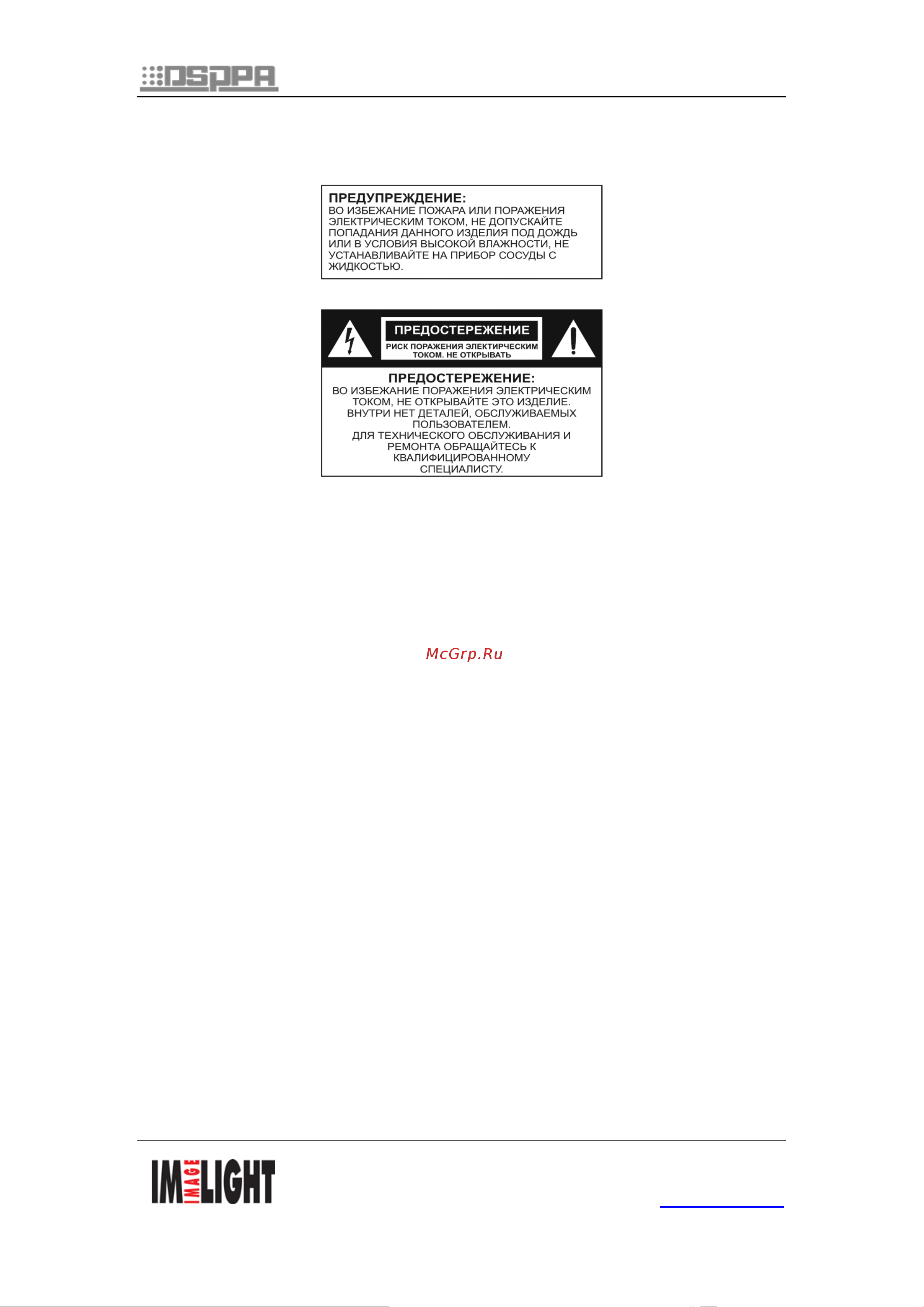 Dsppa Mini-40 [2/5] Меры предосторожности