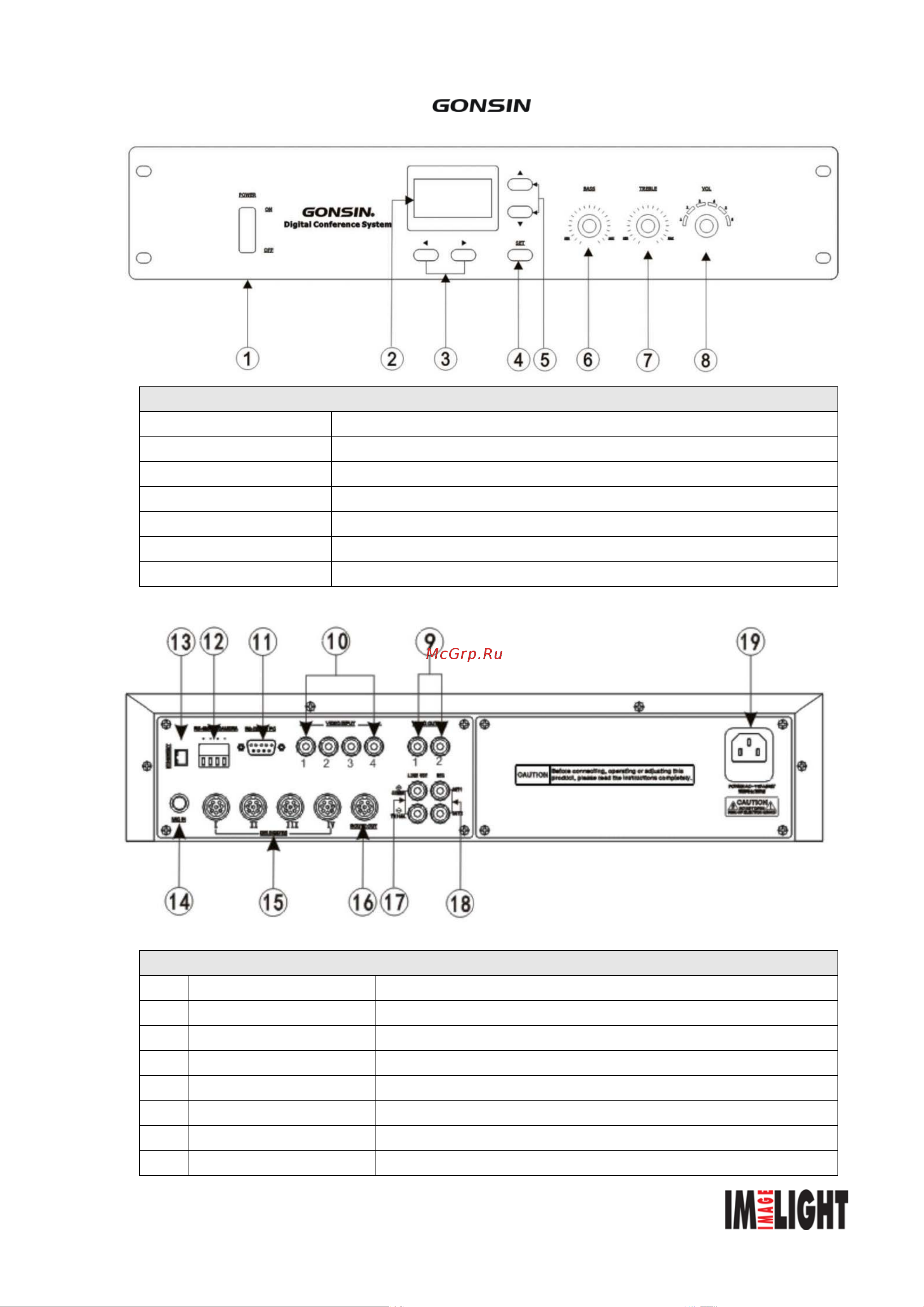 Gonsin TL-V3300 Инструкция по эксплуатации онлайн [7/11] 673841