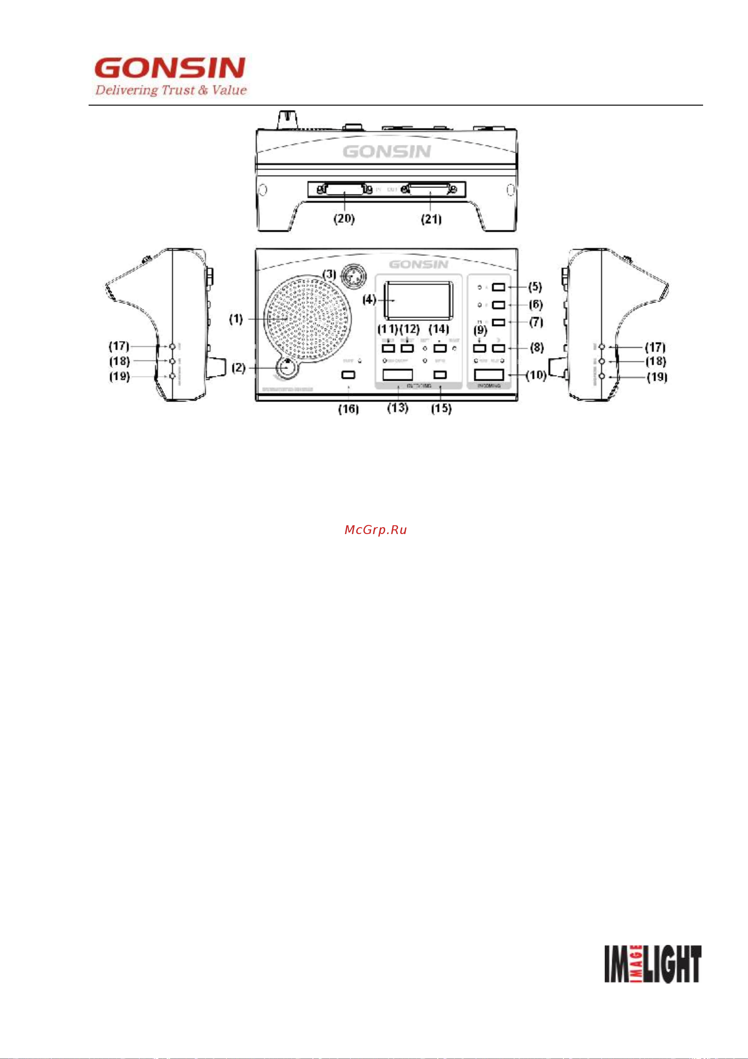 Gonsin TL-VQC5500 Инструкция по эксплуатации онлайн [11/25] 673848