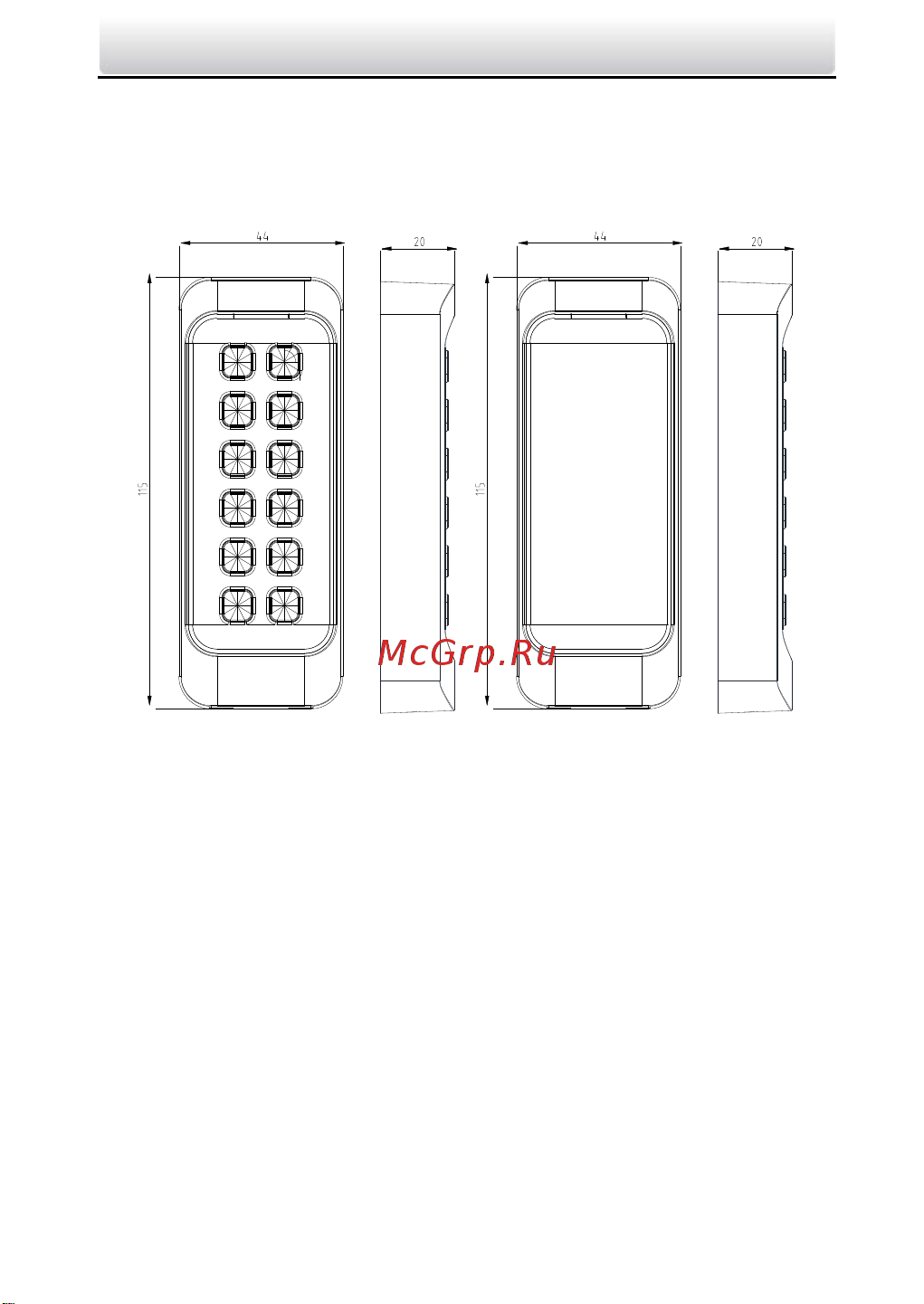 Hikvision DS-K1107MK [6/16] Глава 2 представление