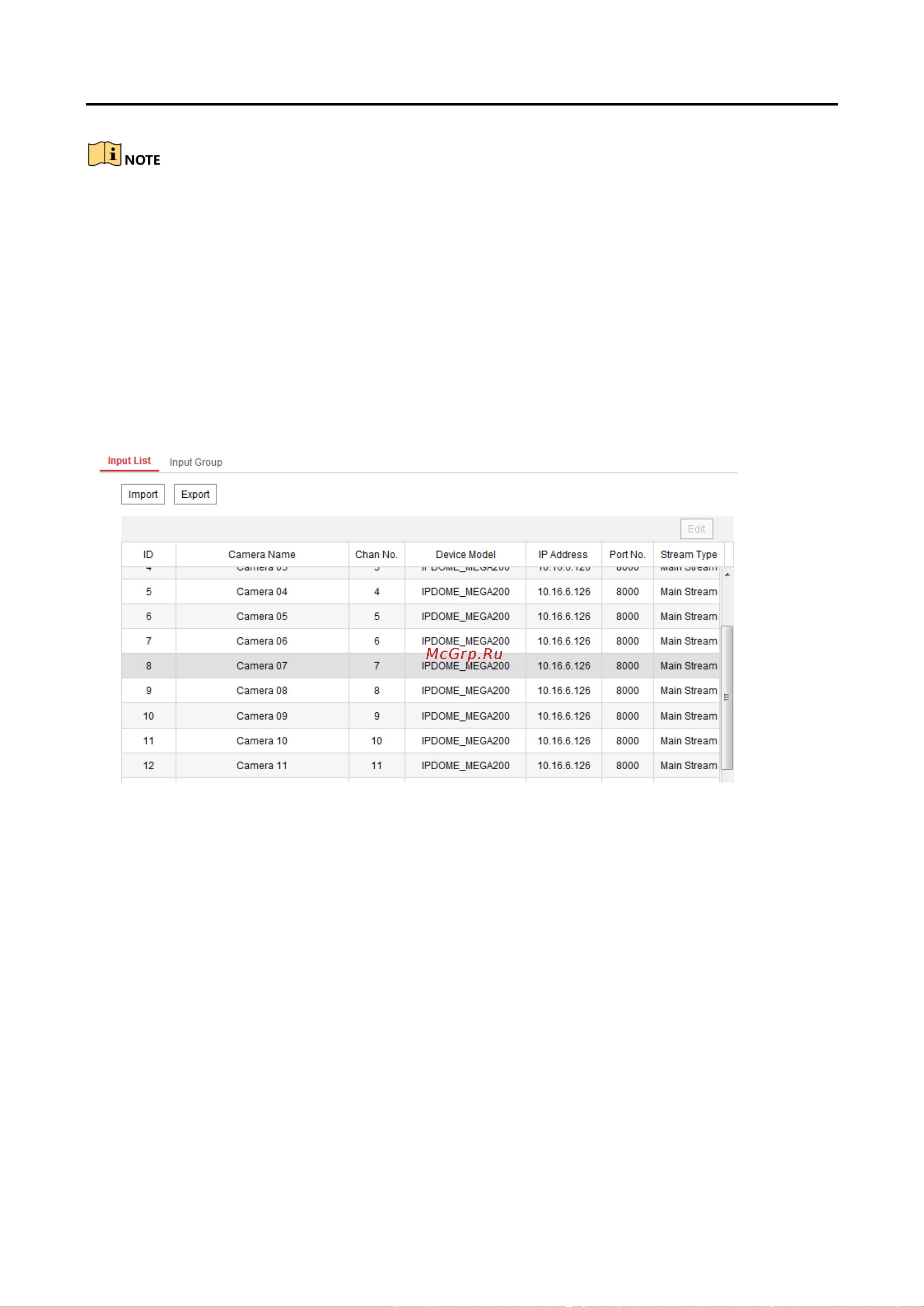 Hikvision DS-1006KI [19/37] Managing input output channels