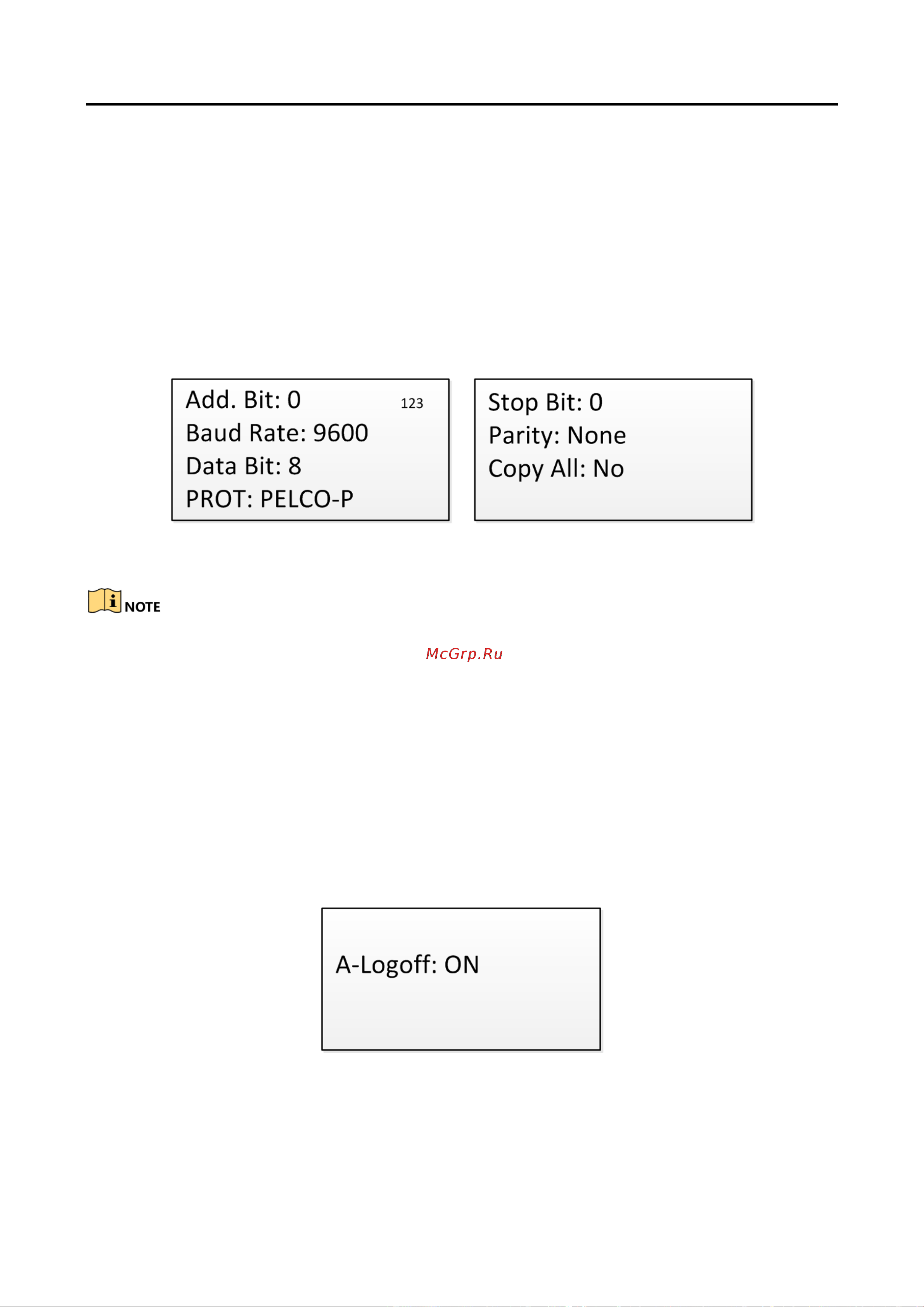 Hikvision DS-1006KI [34/37] Rs 485 rs 422 settings