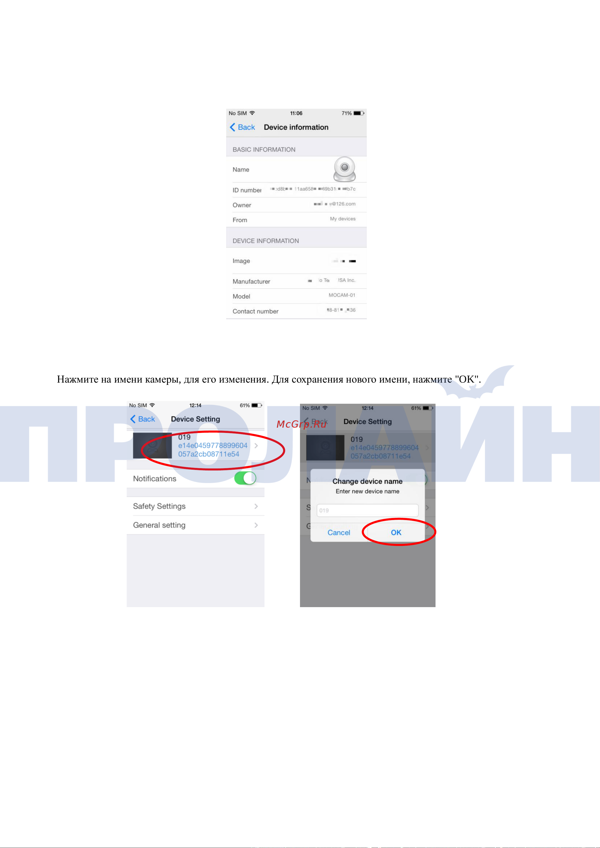 Proline IP-WV2415PTZ10 POE Инструкция по эксплуатации онлайн [11/20] 674856