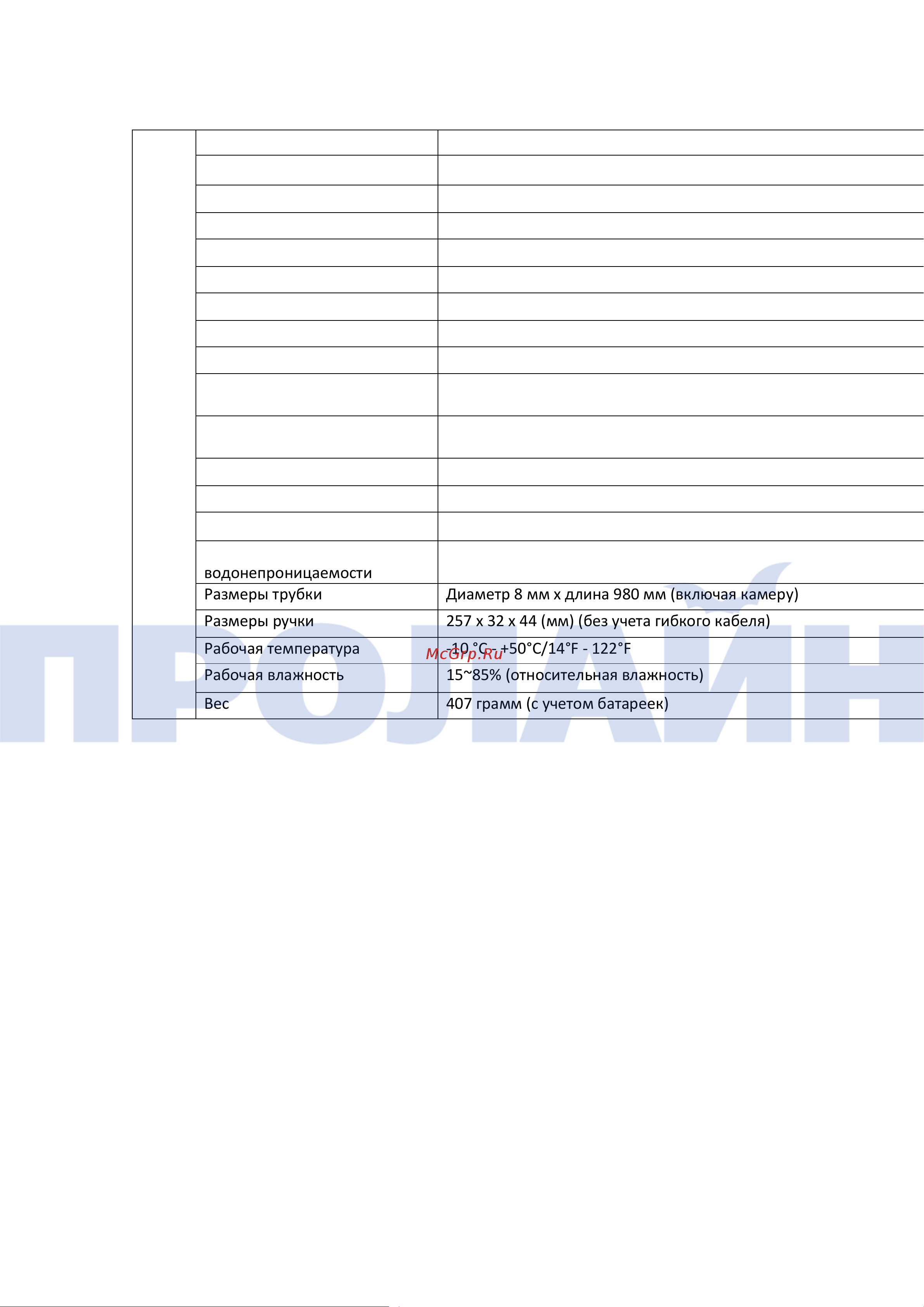 Proline PR-GL8898 Инструкция по эксплуатации онлайн [3/9] 674875