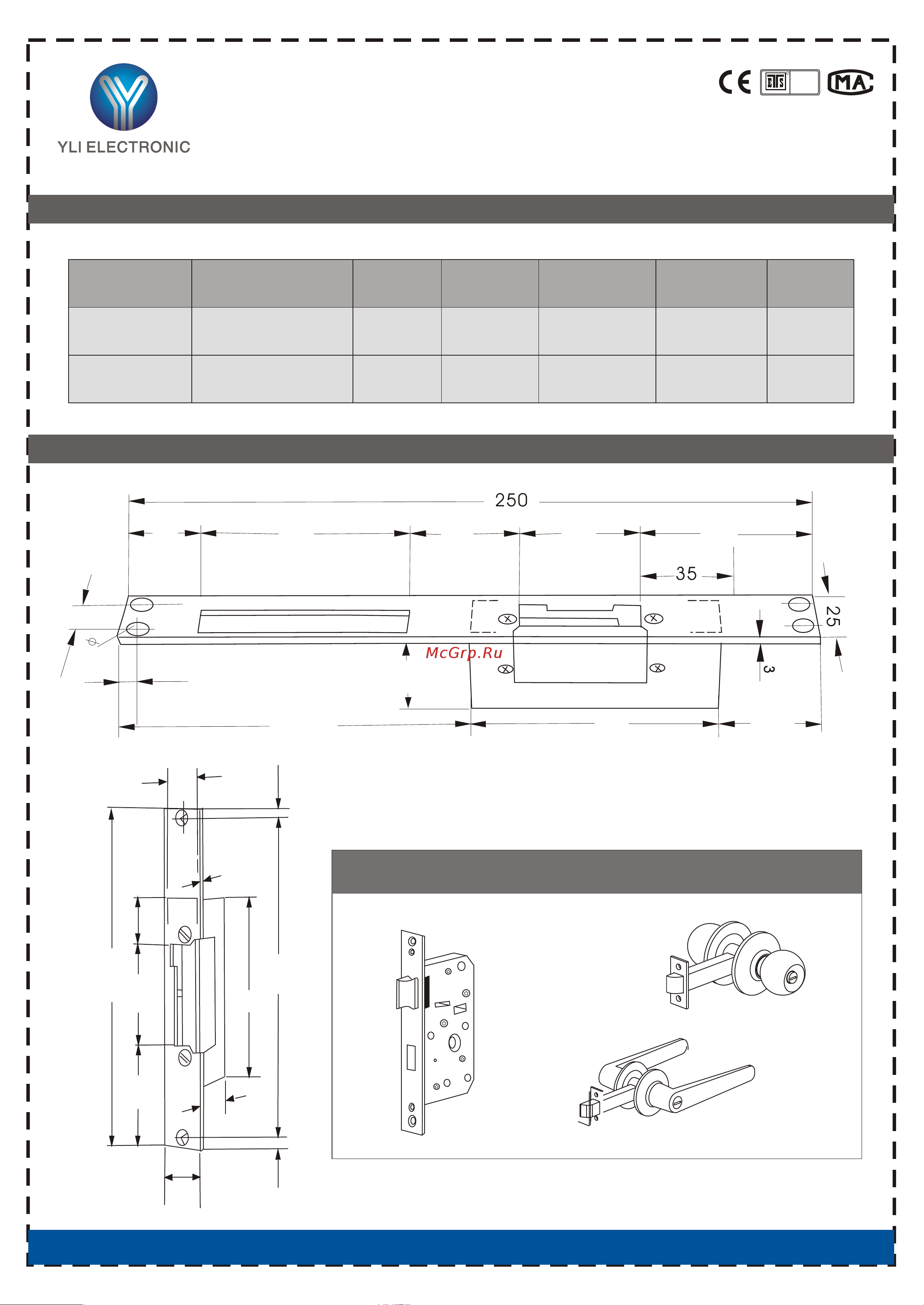 Yli Electronic YS-134NOL (С питанием открыта) Спецификация онлайн