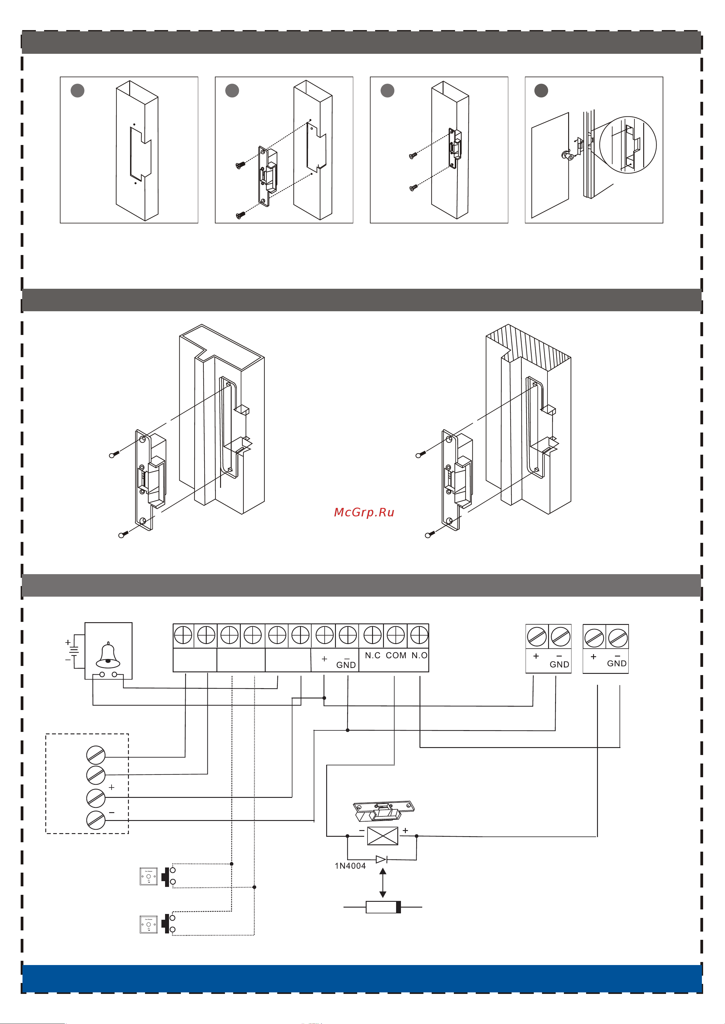 Yli Electronic YS-134NOL (С питанием открыта) [2/2] Подключение