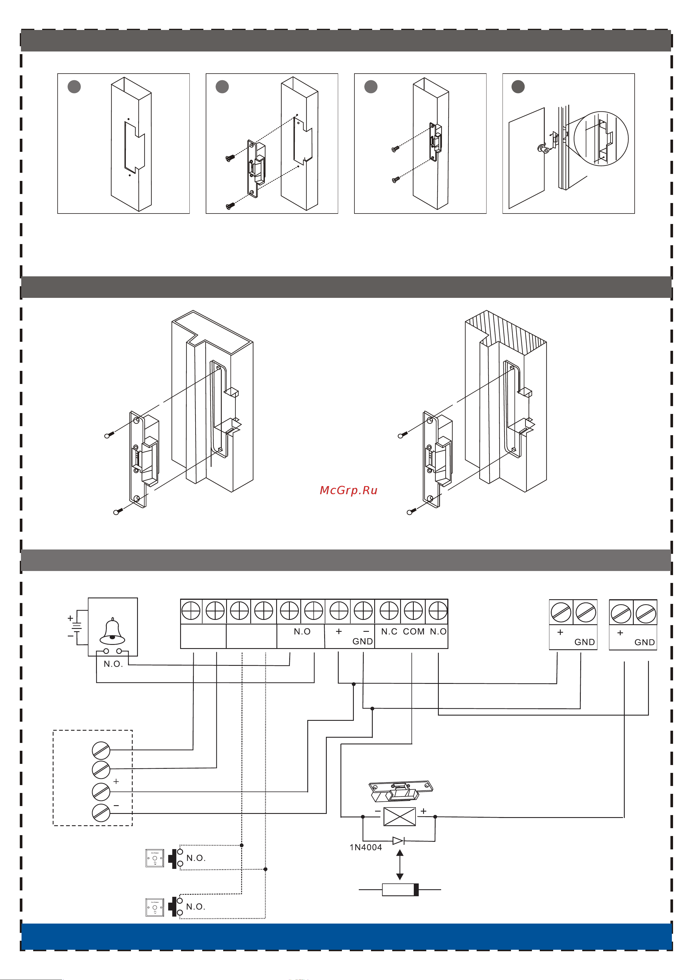 Yli Electronic YS-134NO (С питанием открыта) [2/2] Подключение