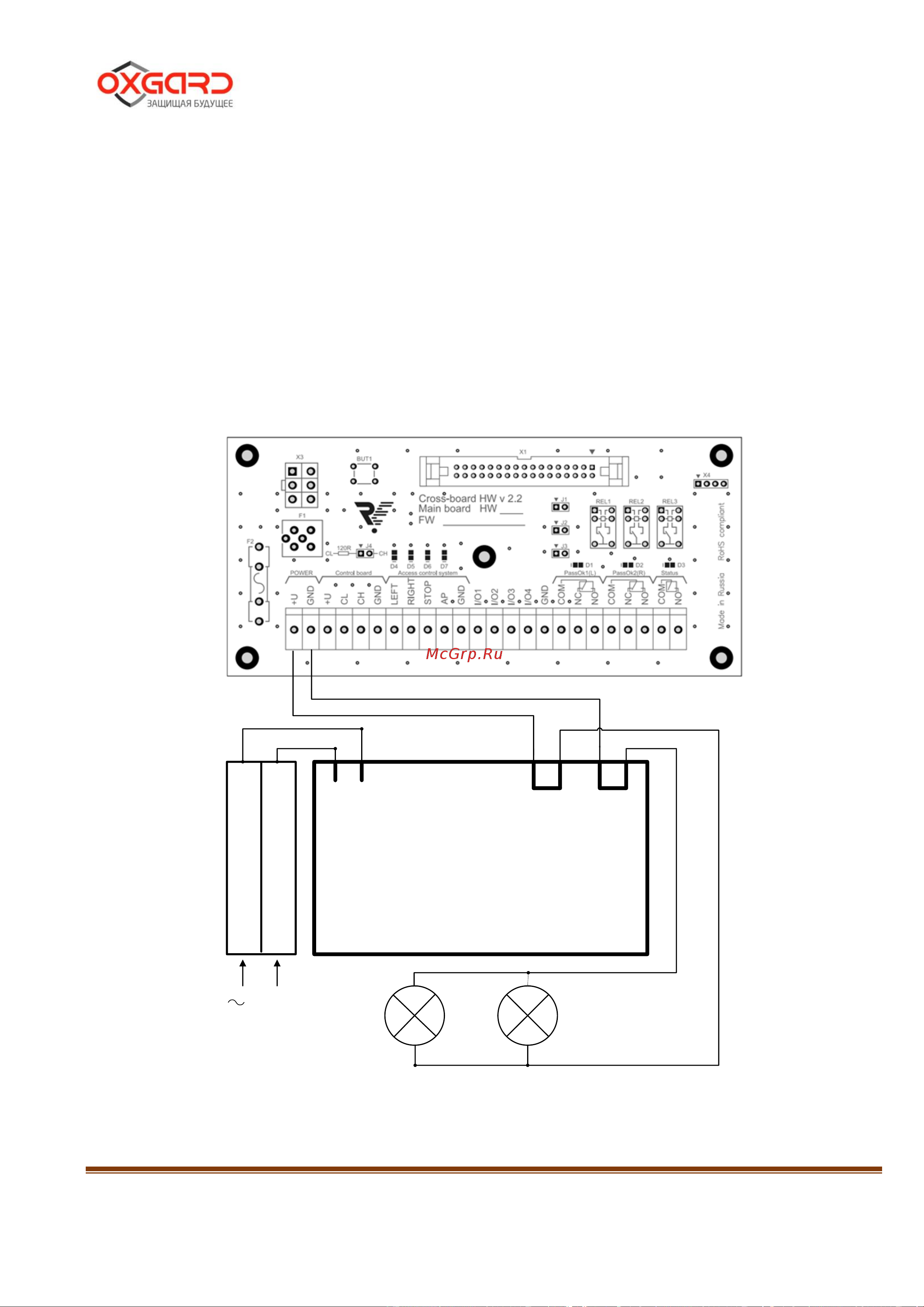 Oxgard Praktika T-10-H Double Pass [25/44] Подключение и наладка изделия