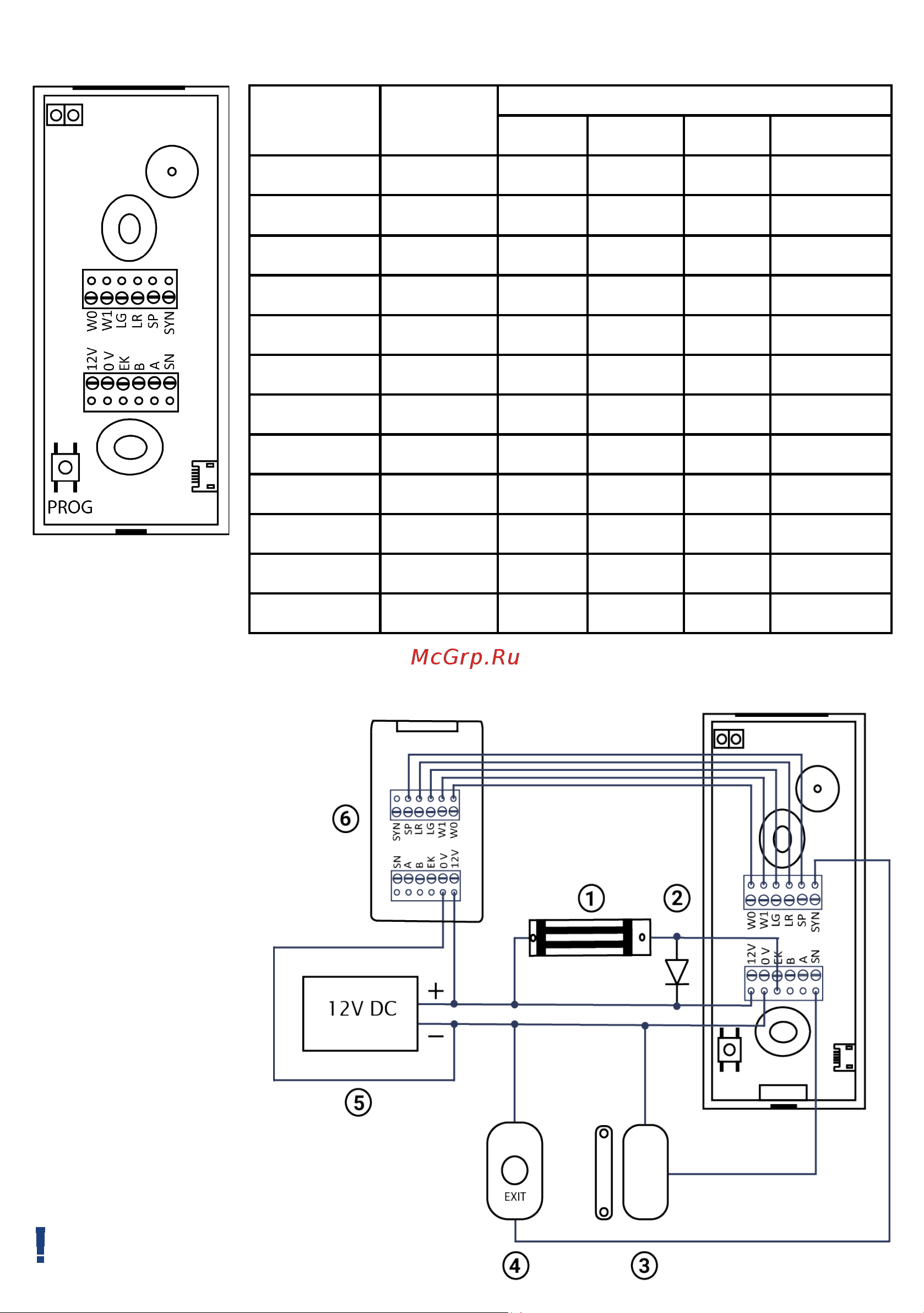 Rusguard R-10 EHT [2/4] Подключение в режиме считыватель
