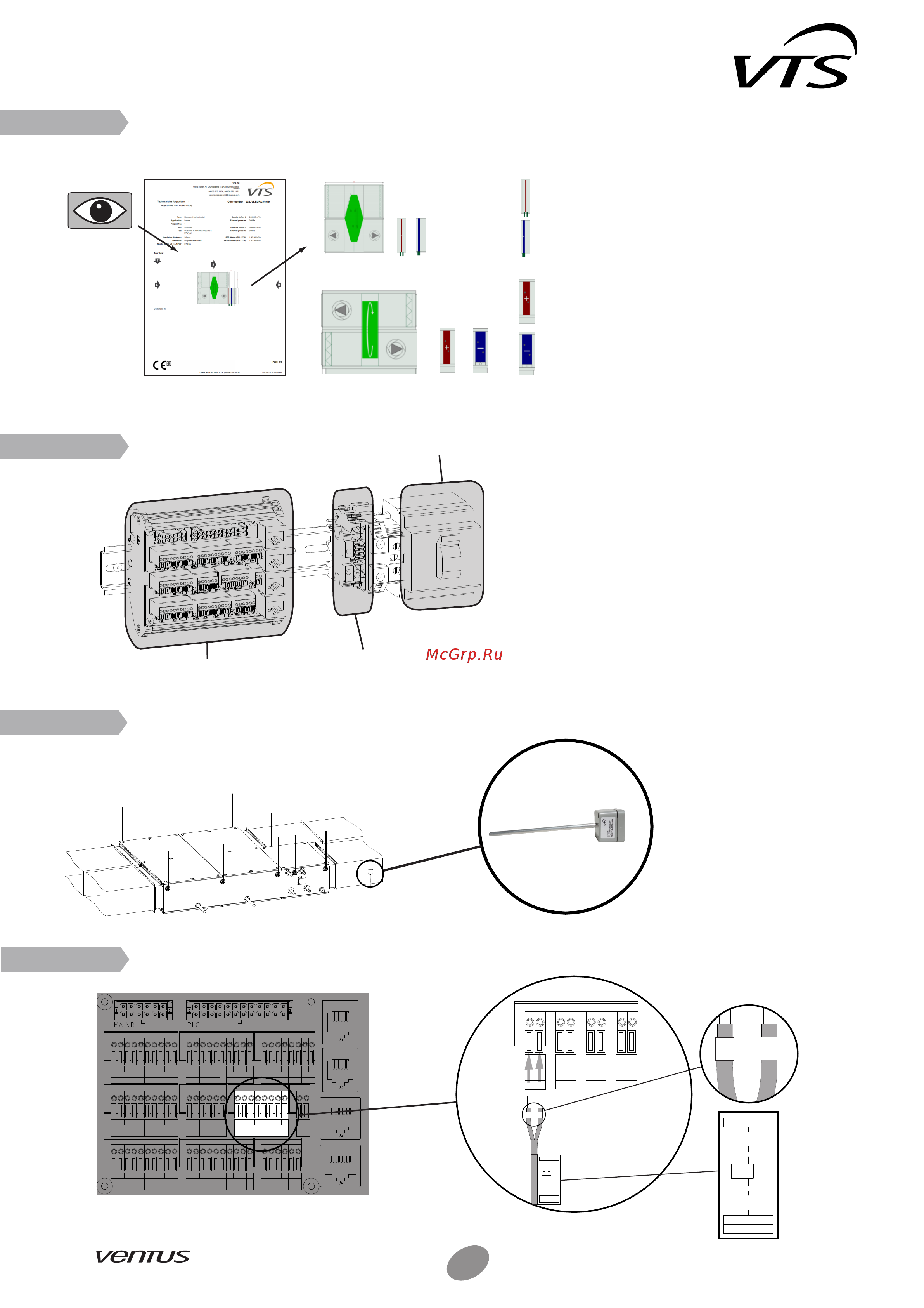 VTS VENTUS Compact VVS015s [2/12] Checking ahu configuration according to tech card
